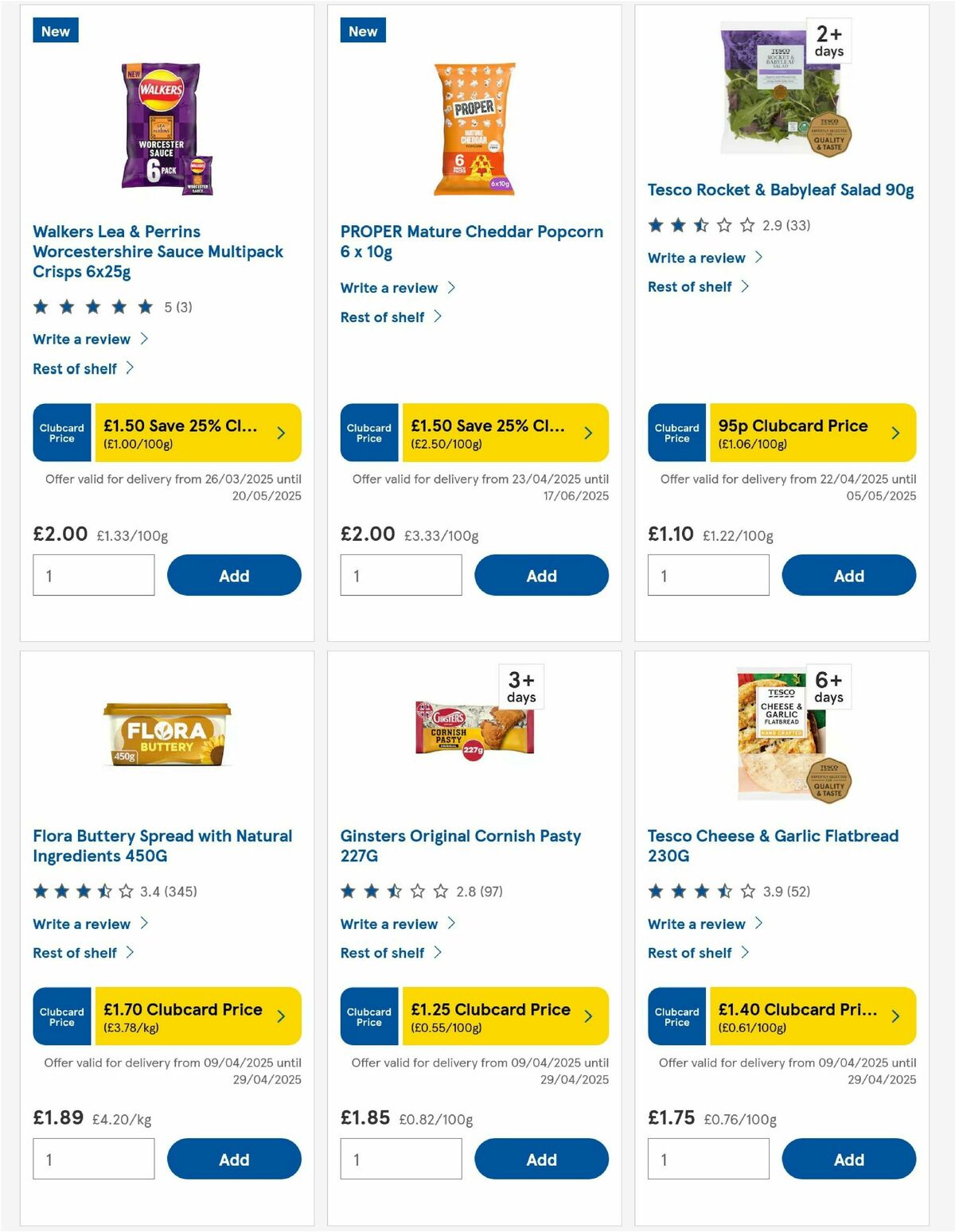 TESCO Offers from 24 April