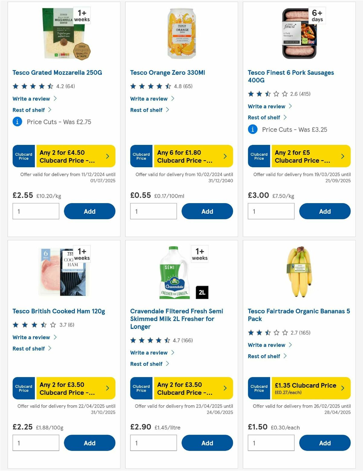 TESCO Offers from 24 April