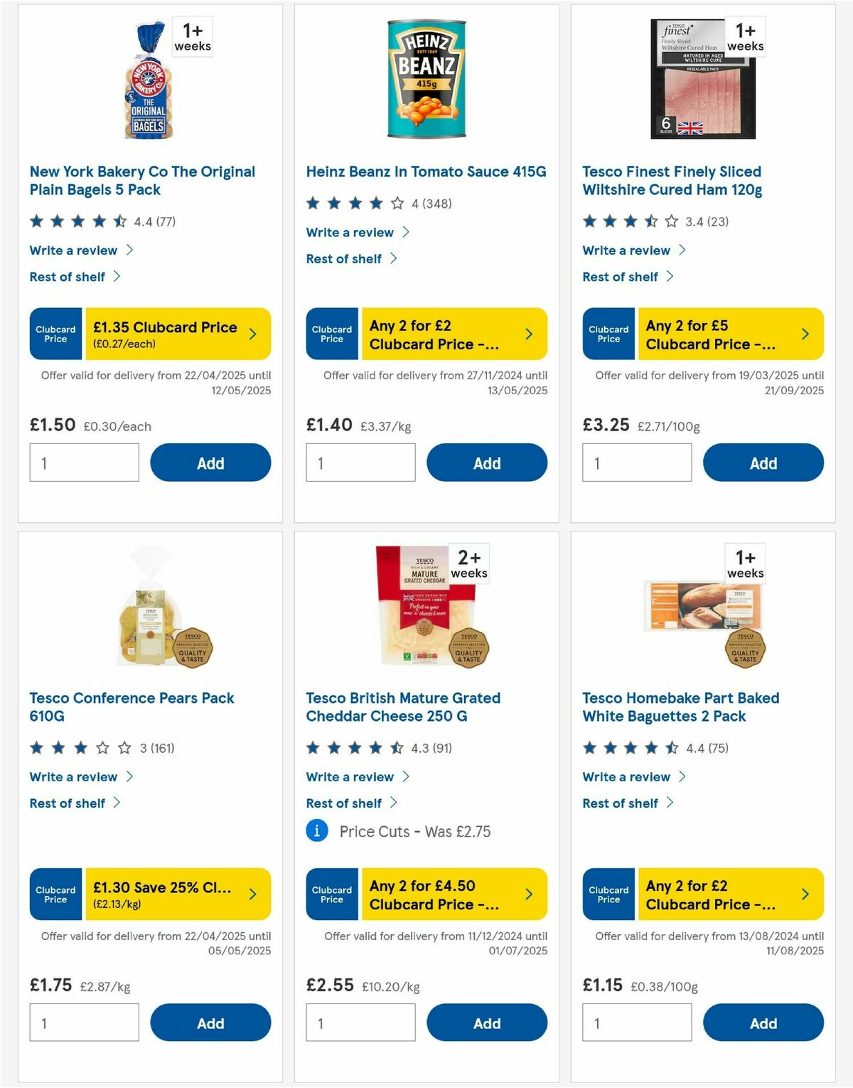 TESCO Offers from 24 April