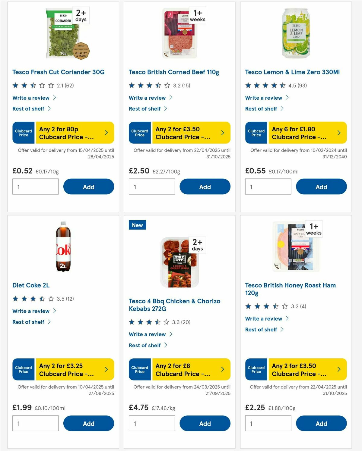 TESCO Offers from 24 April