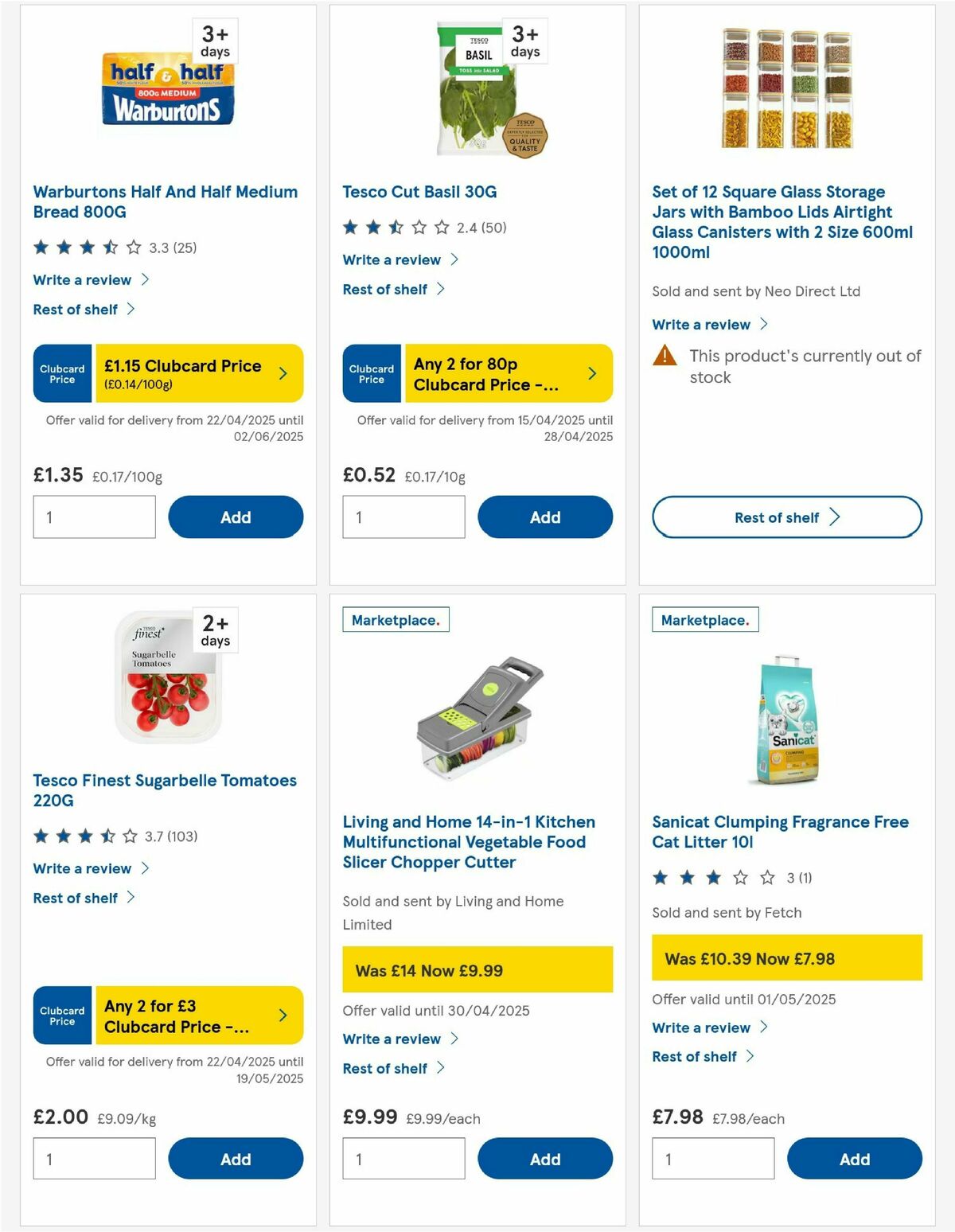TESCO Offers from 24 April