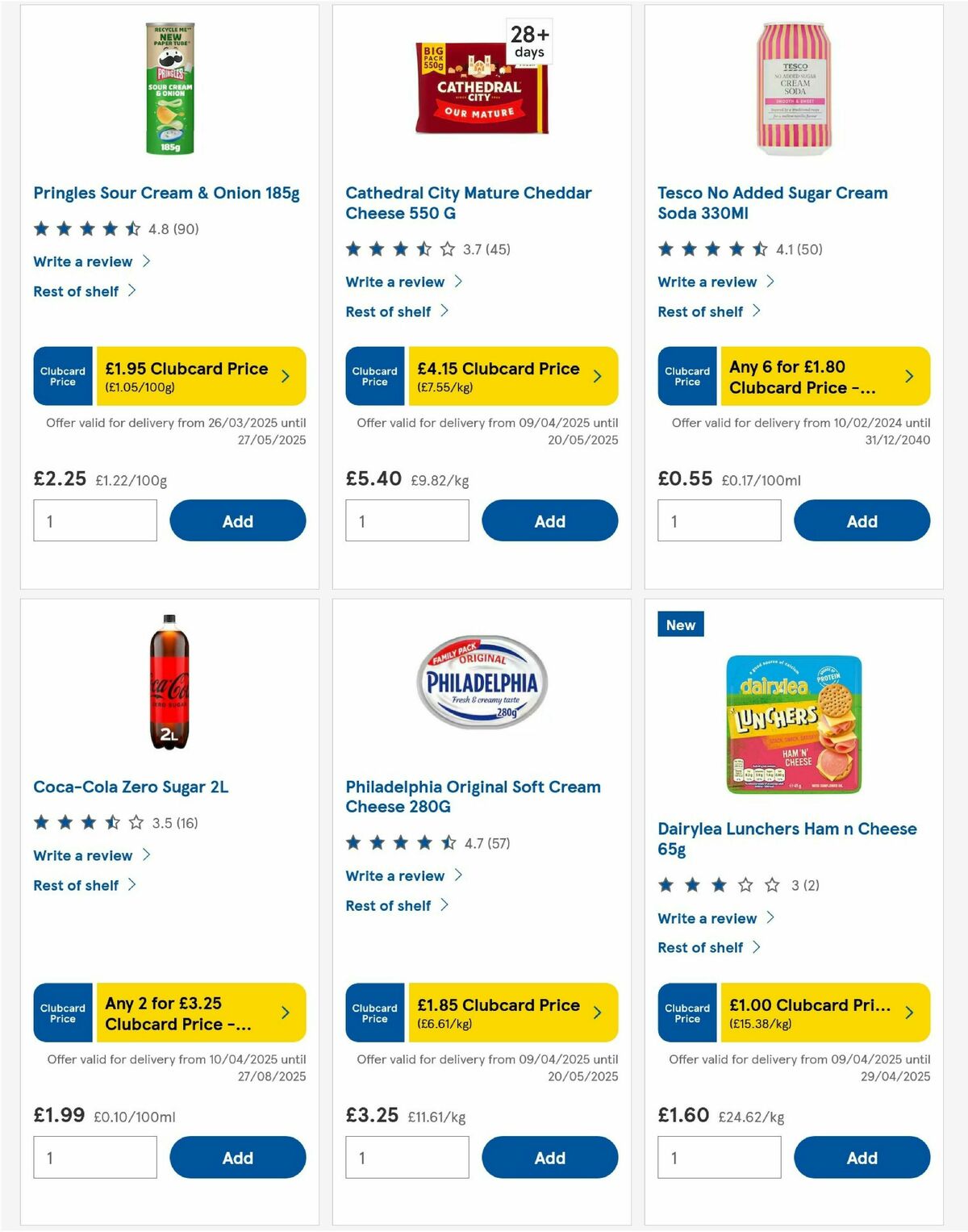TESCO Offers from 24 April