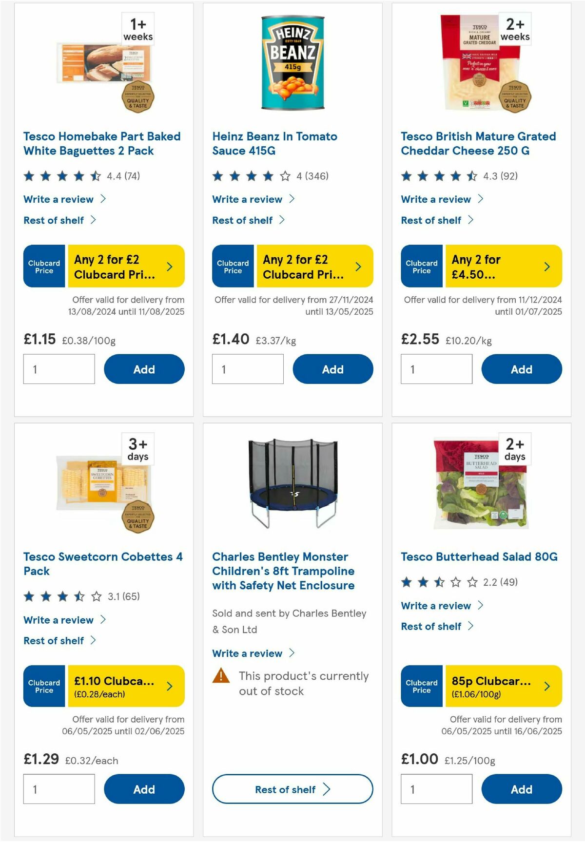 TESCO Offers from 6 May