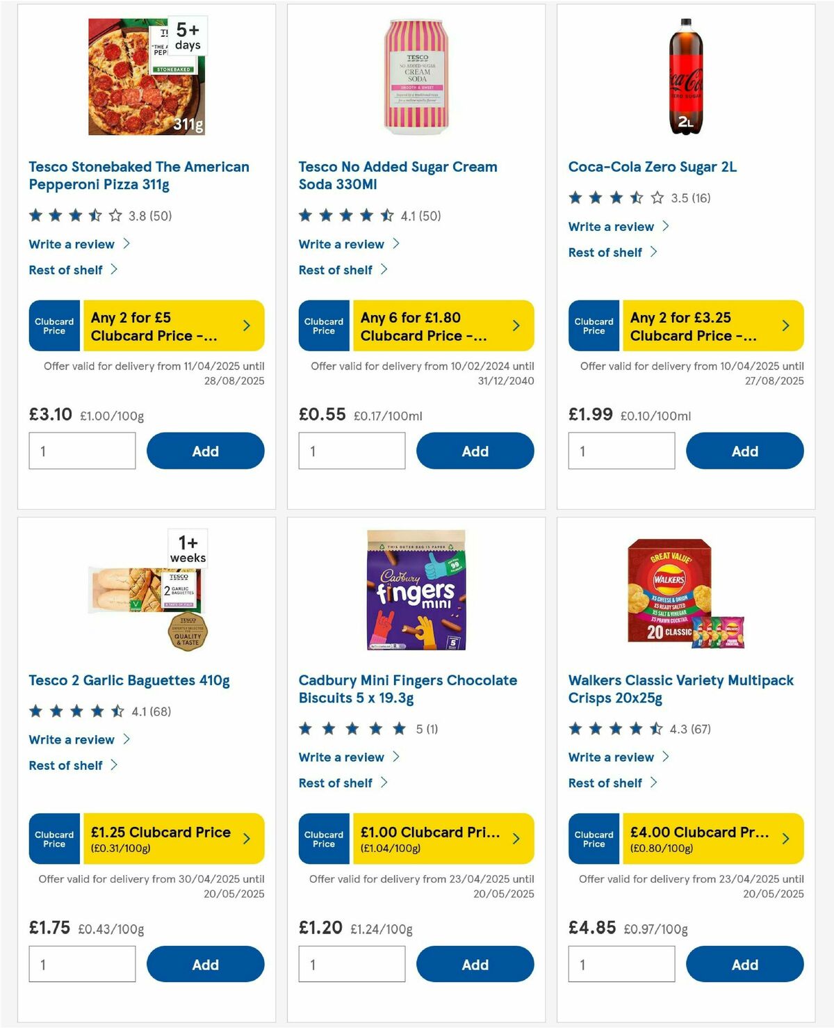 TESCO Offers from 15 May