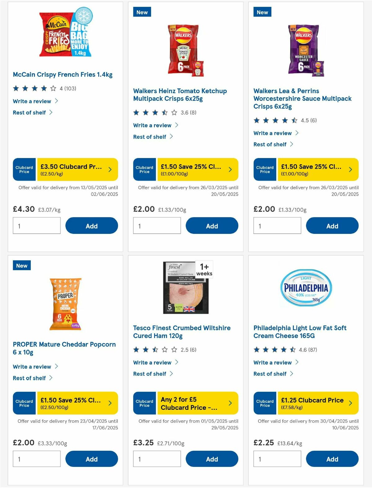 TESCO Offers from 15 May