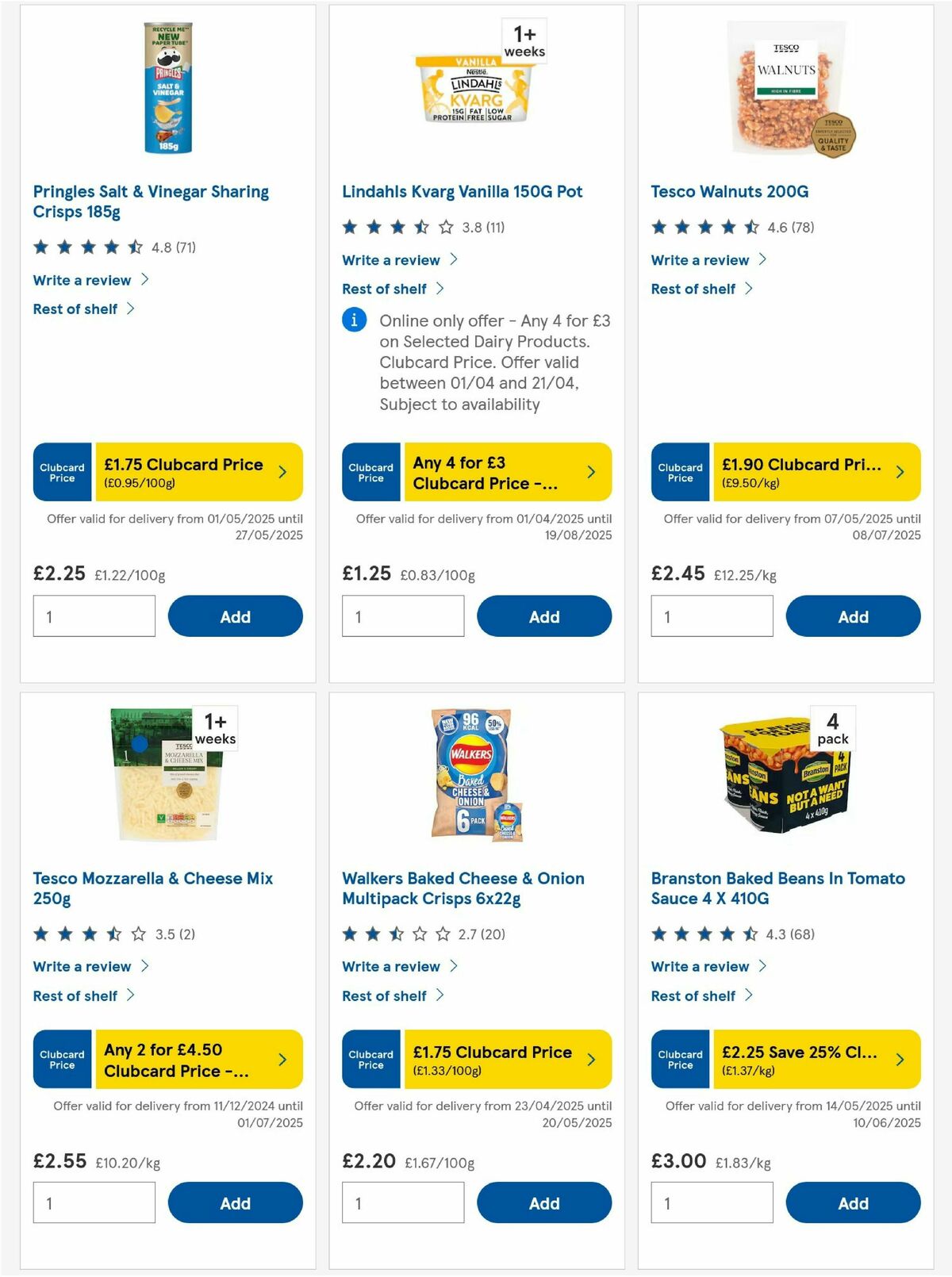 TESCO Offers from 15 May