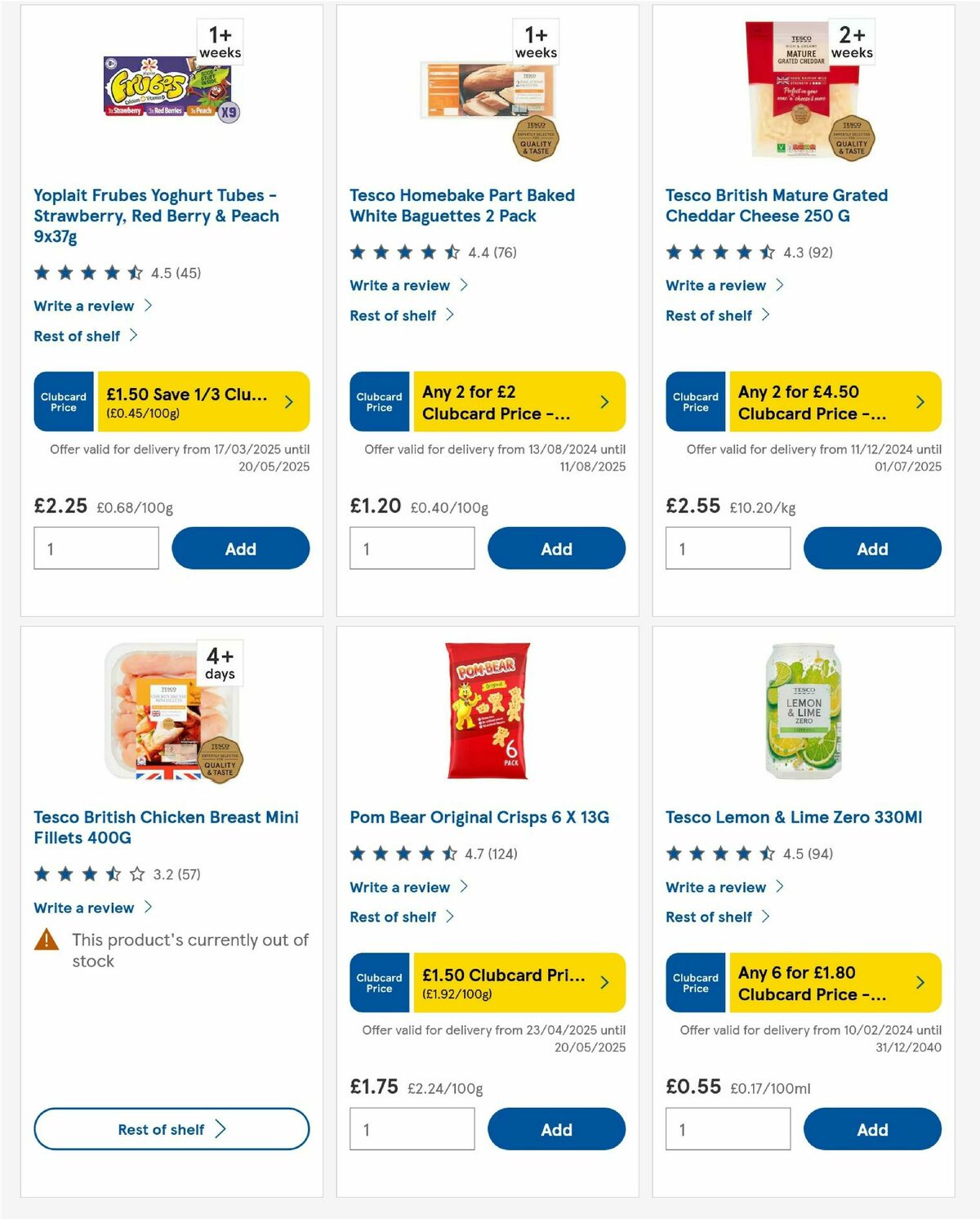TESCO Offers from 15 May