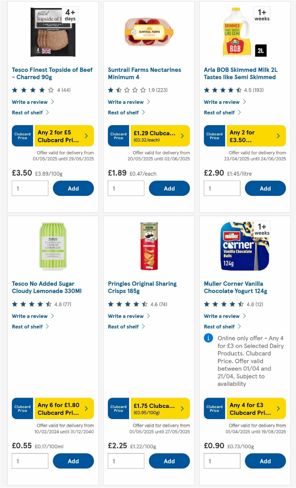 TESCO Offers from 22 May