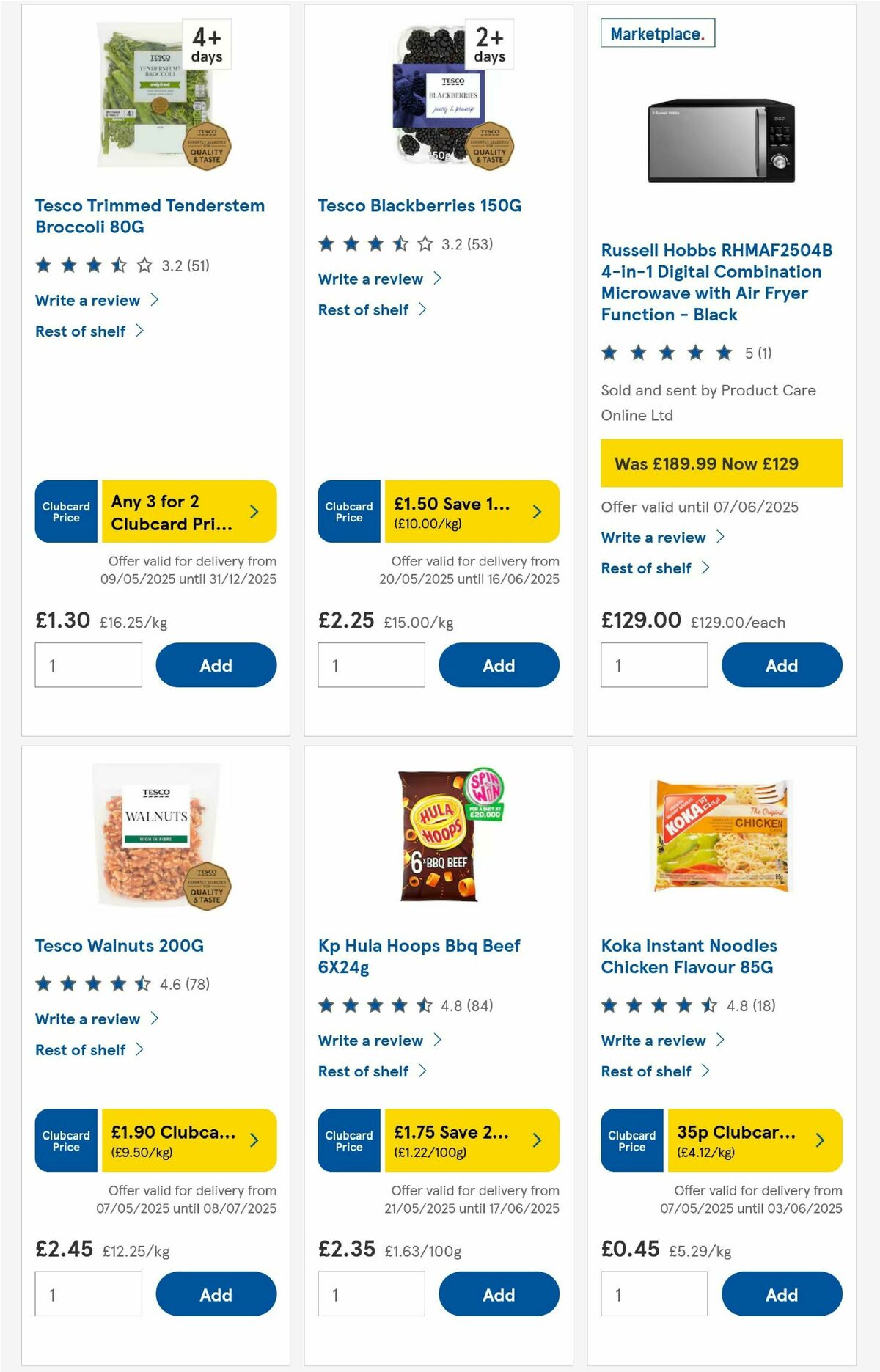 TESCO Offers from 22 May