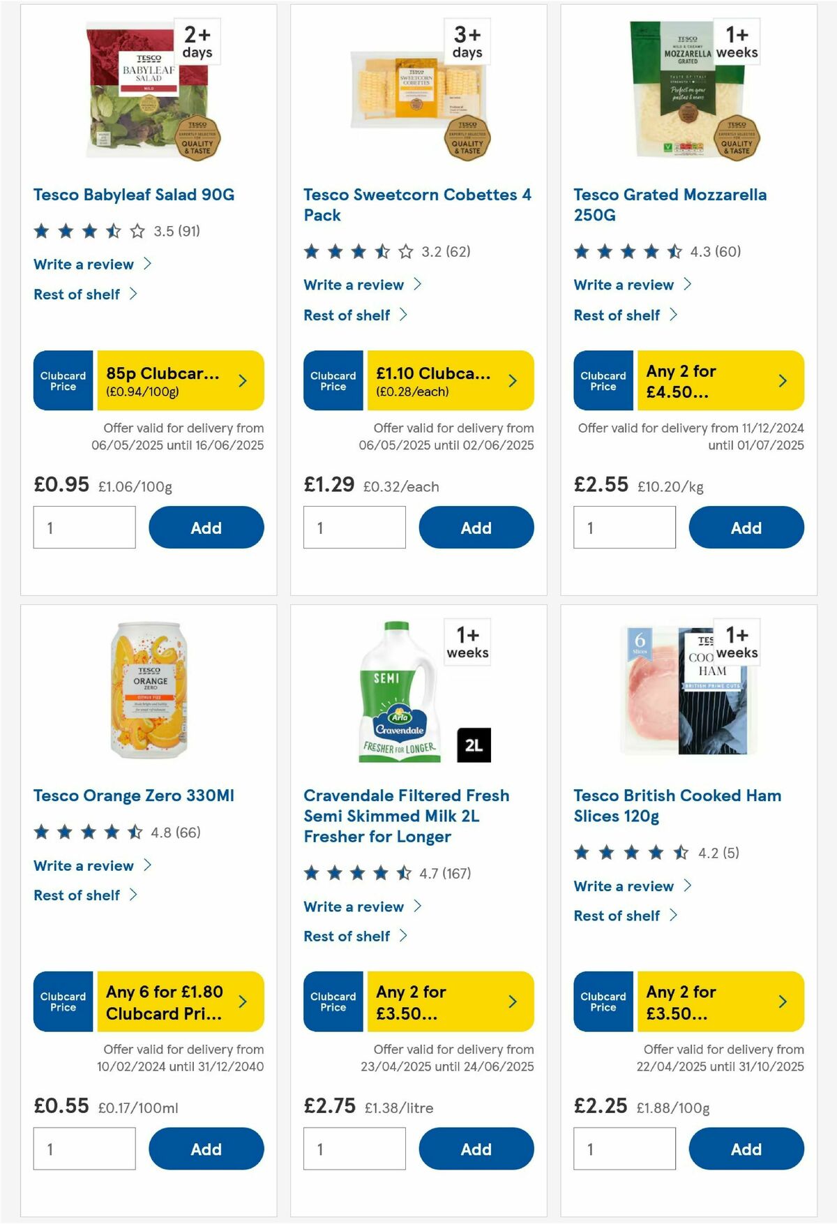 TESCO Offers from 22 May