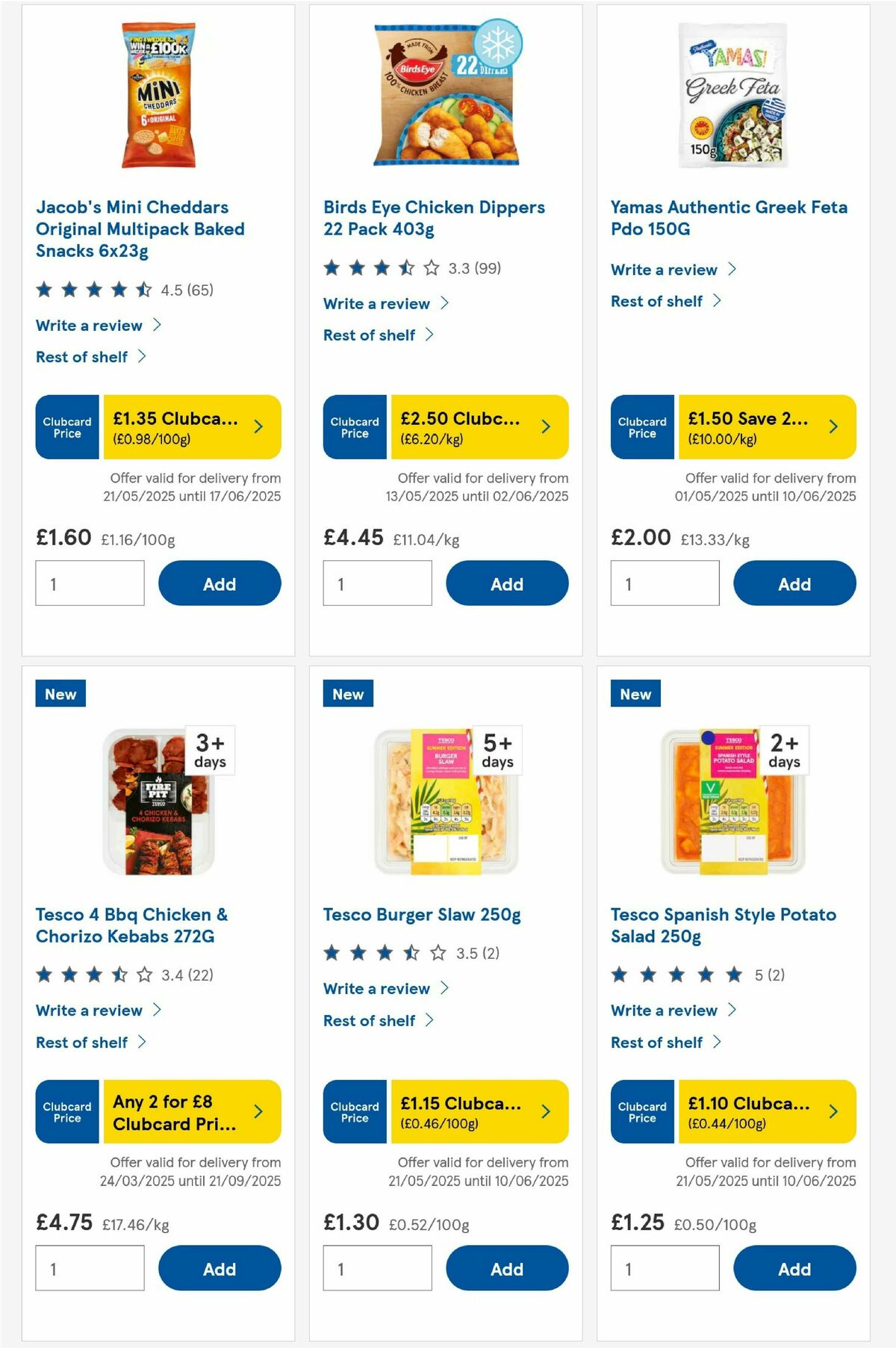TESCO Offers from 22 May