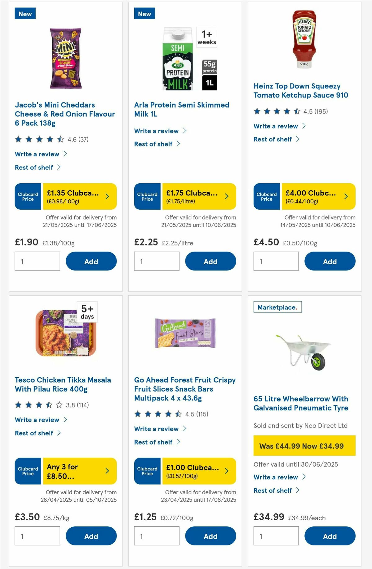 TESCO Offers from 22 May