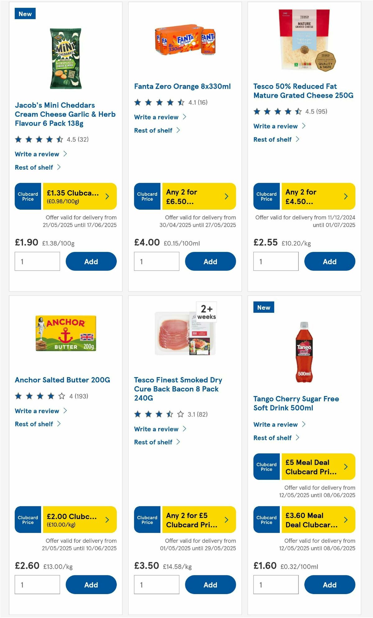TESCO Offers from 22 May