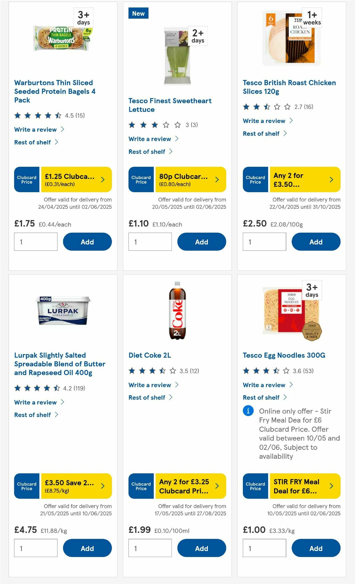 TESCO Offers from 22 May