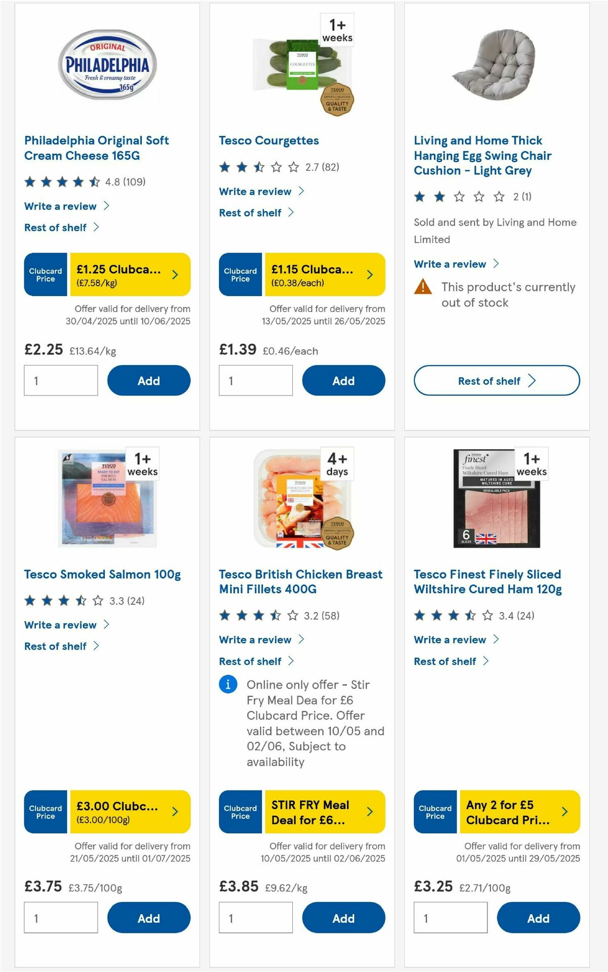 TESCO Offers from 22 May