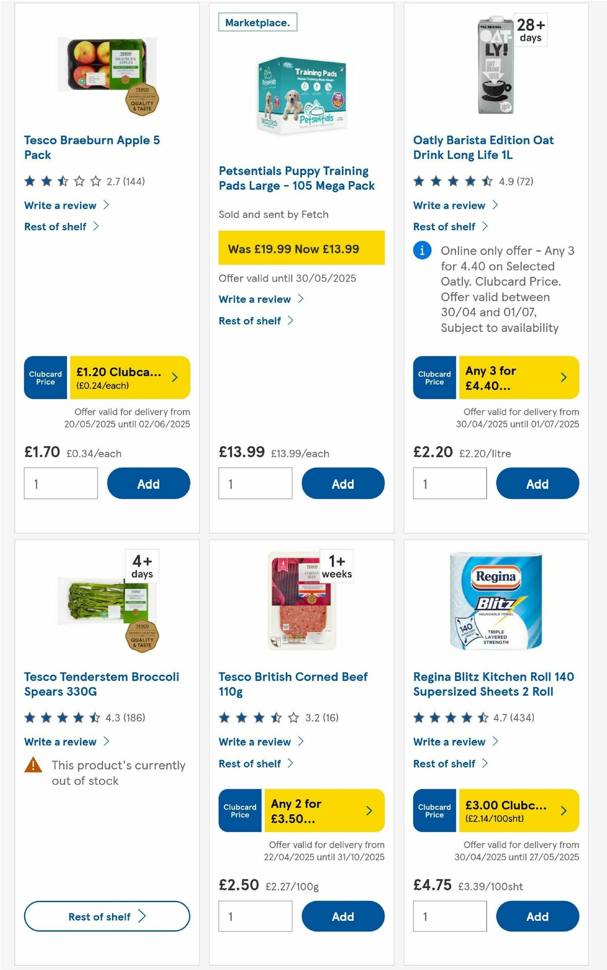 TESCO Offers from 22 May