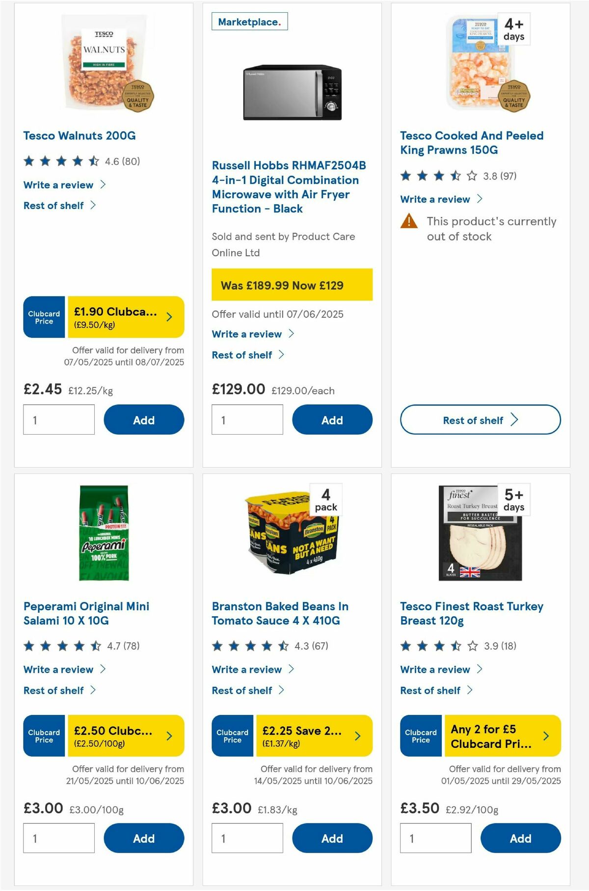TESCO Offers from 29 May
