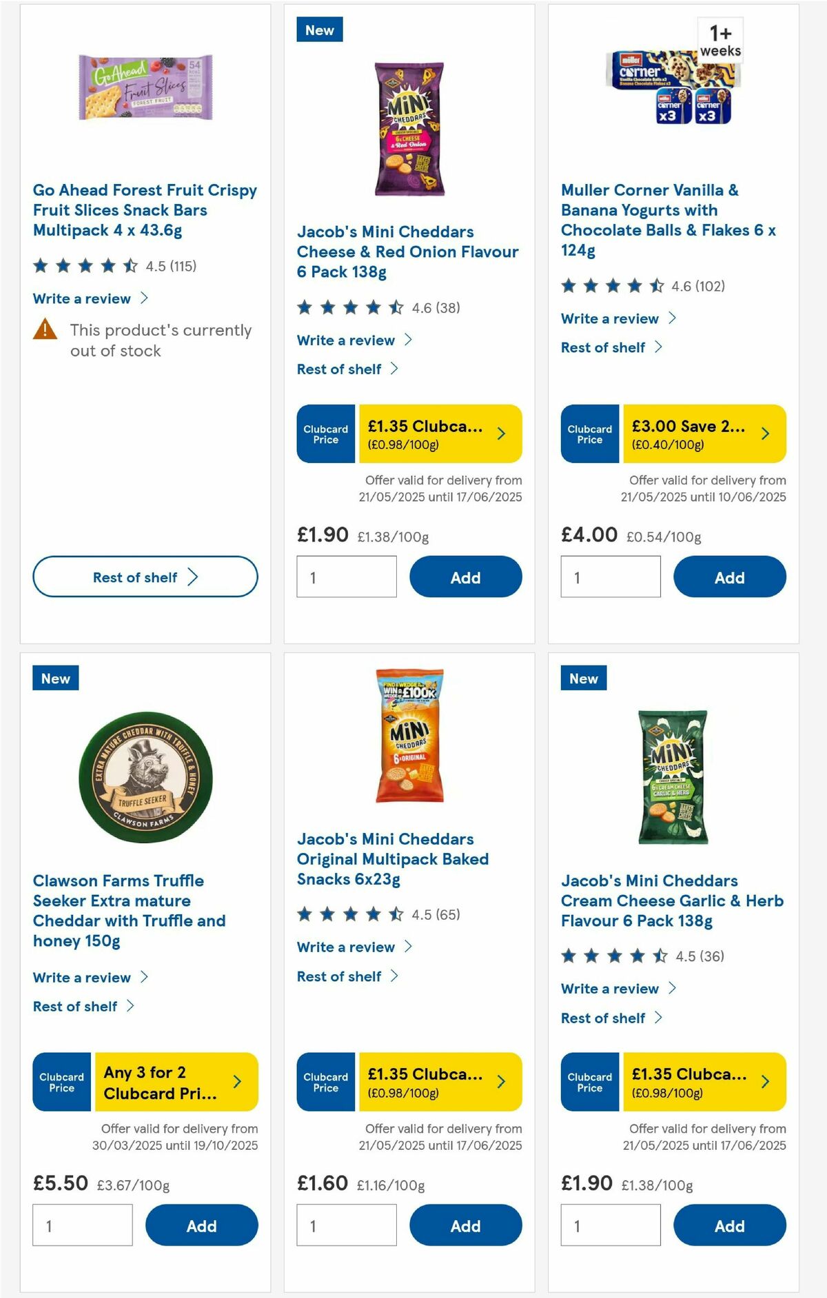 TESCO Offers from 29 May