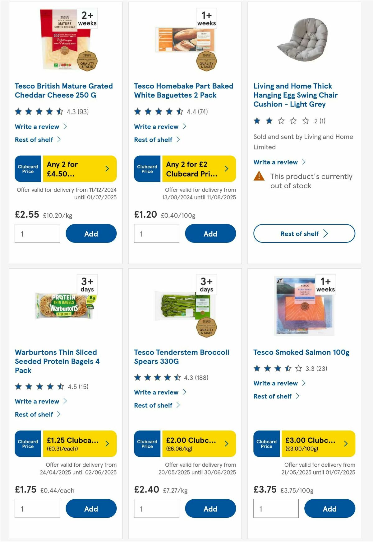 TESCO Offers from 29 May