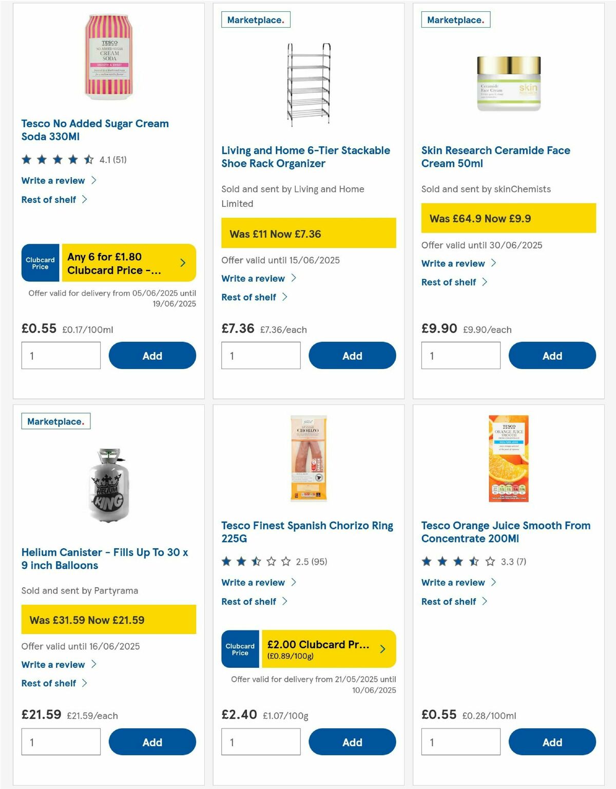 TESCO Offers from 5 June