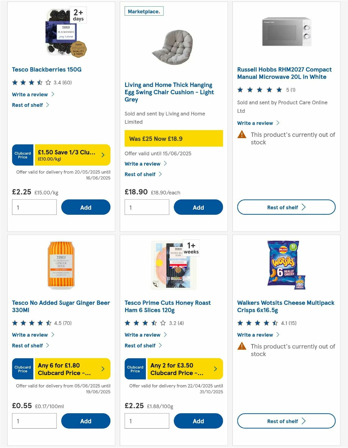 TESCO Offers from 5 June