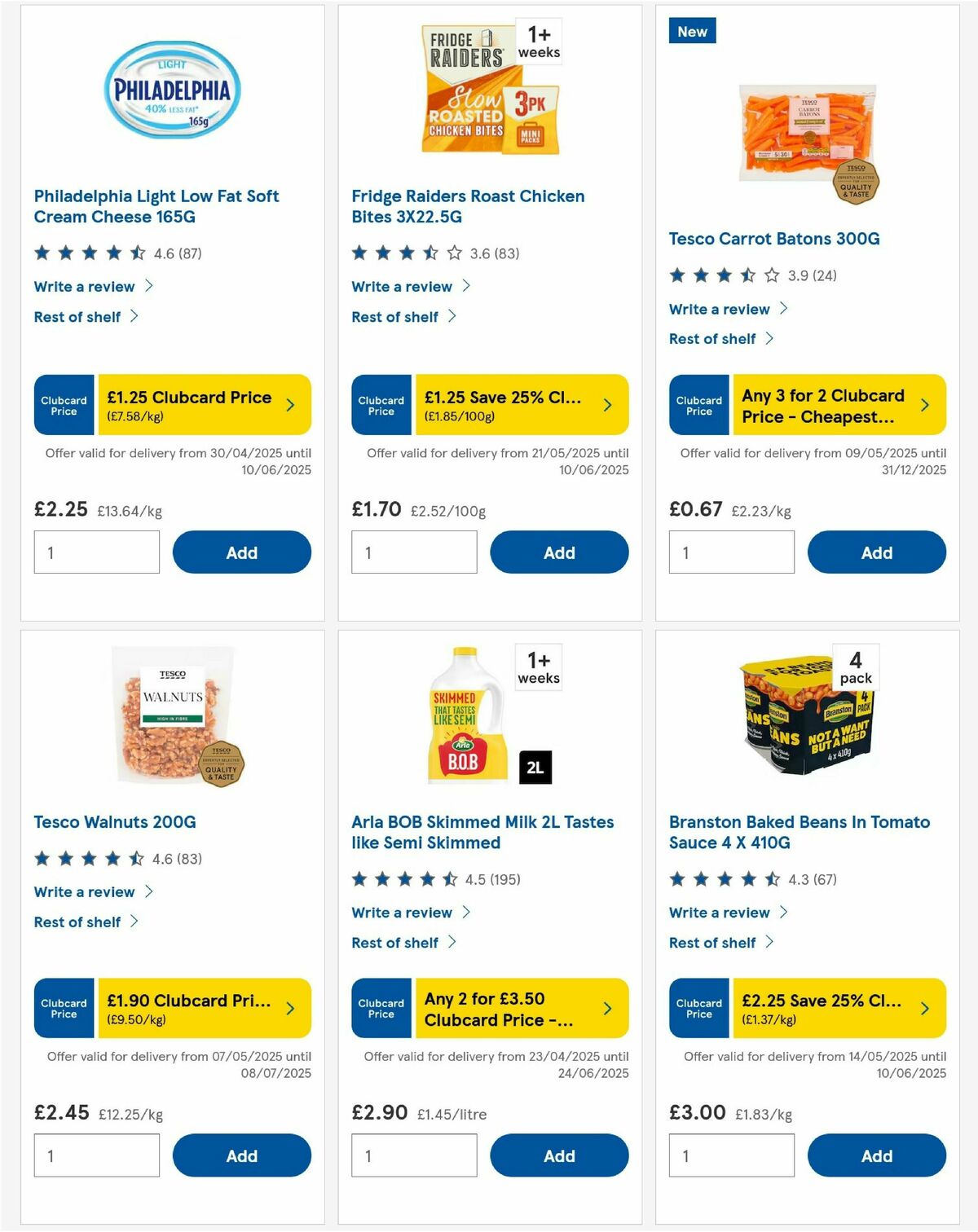 TESCO Offers from 5 June