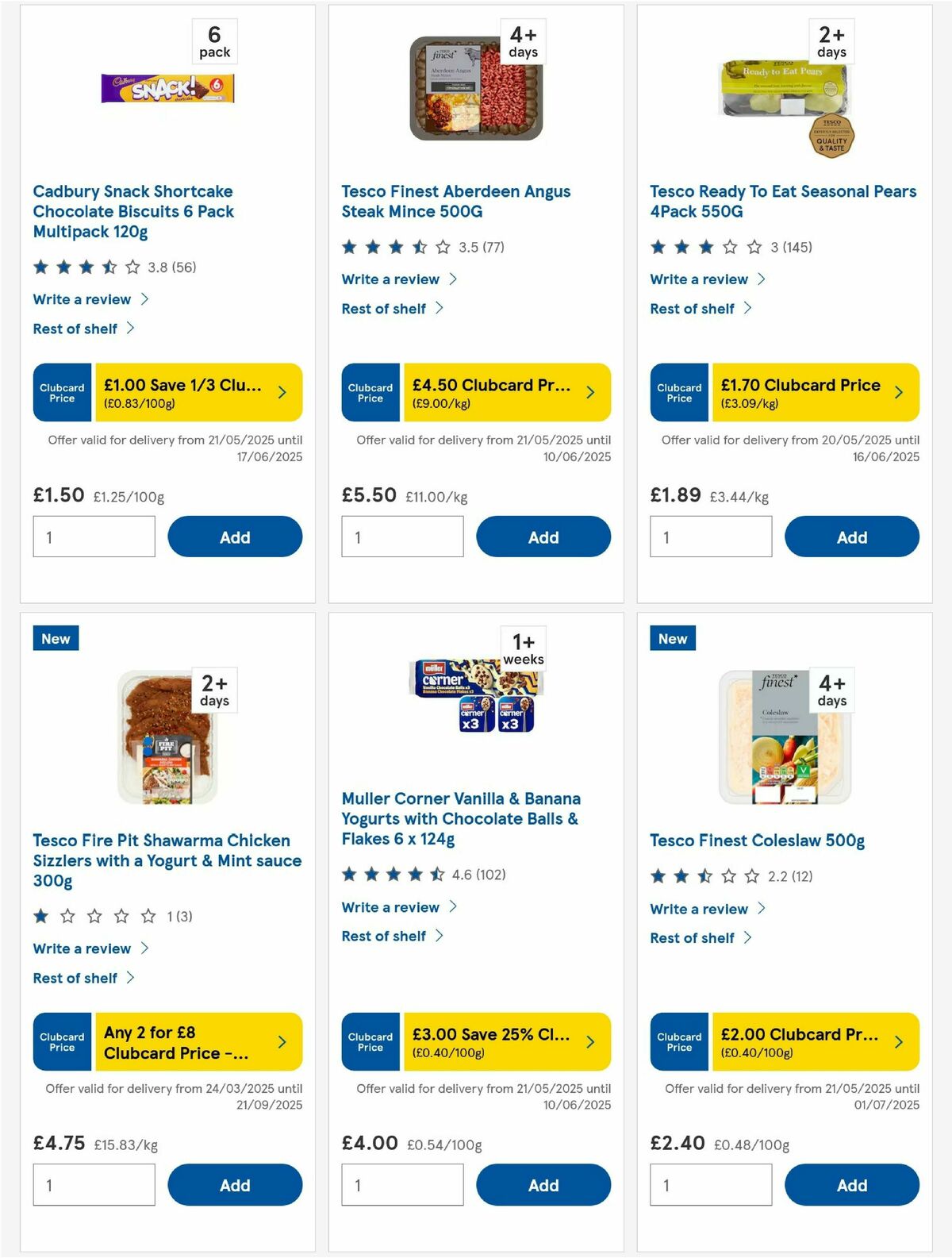 TESCO Offers from 5 June