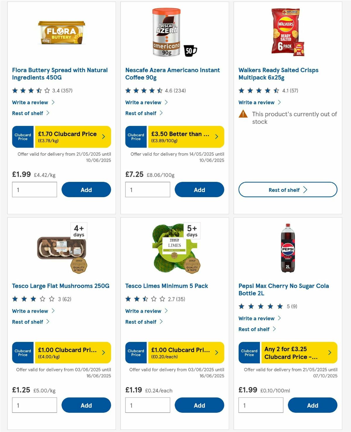 TESCO Offers from 5 June