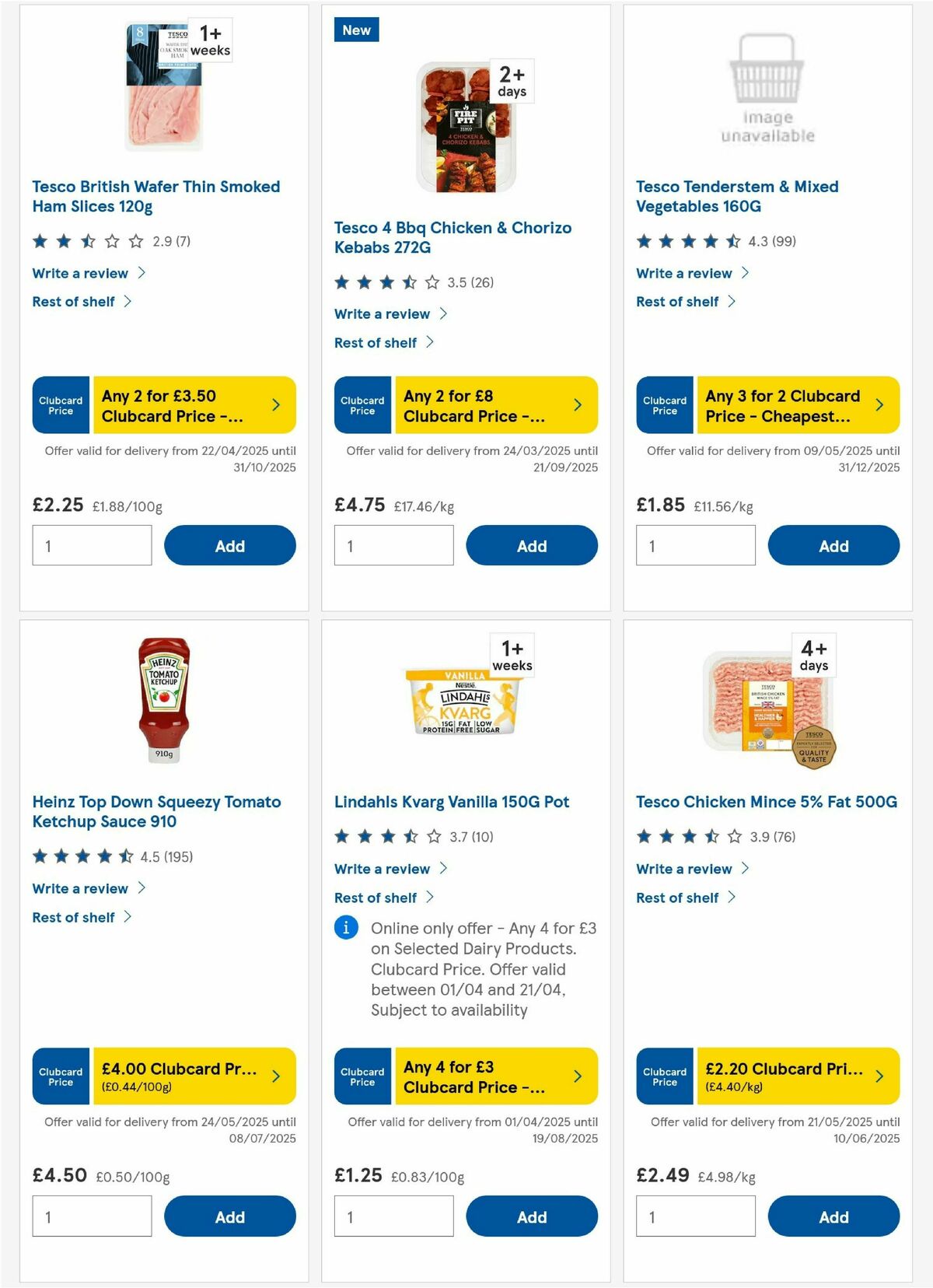 TESCO Offers from 5 June