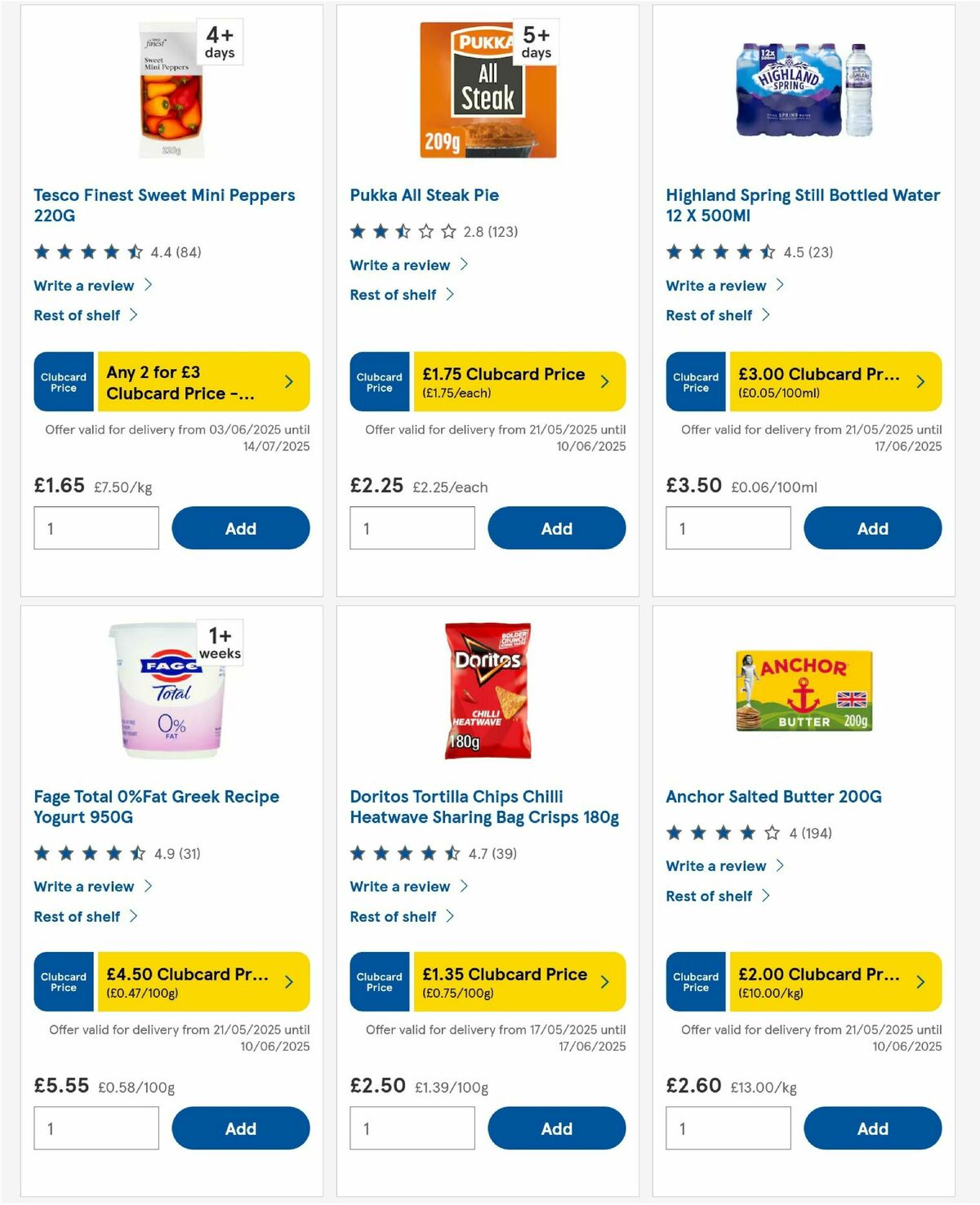 TESCO Offers from 5 June