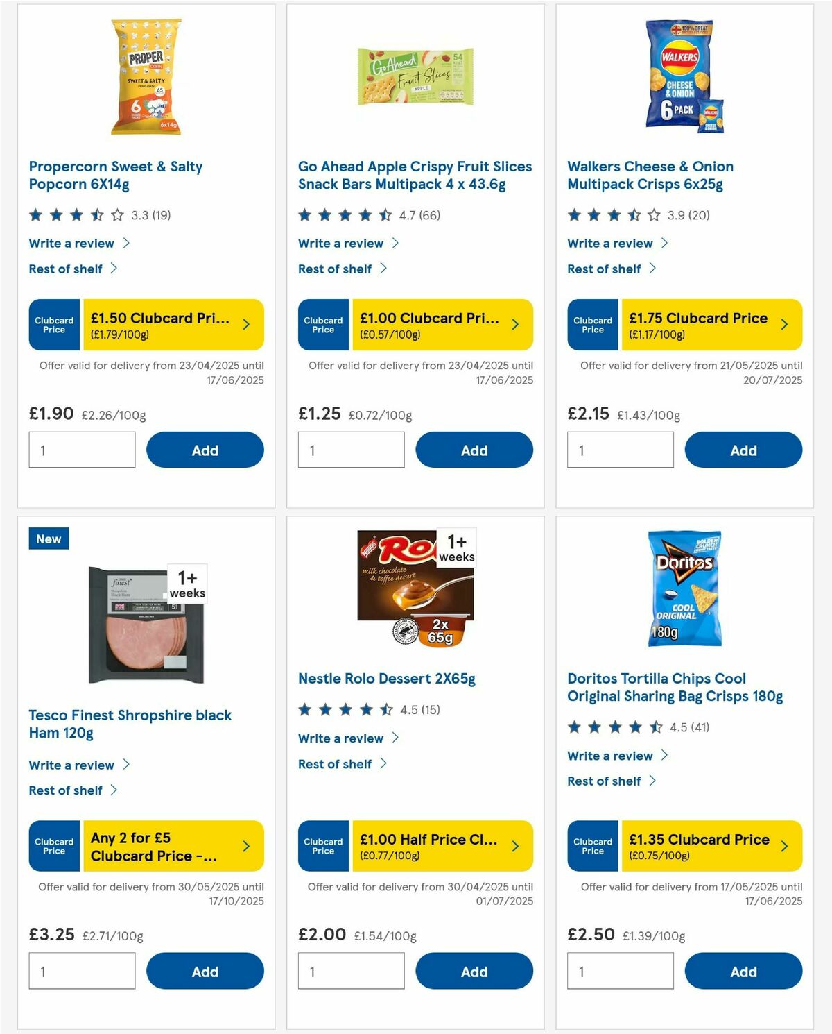 TESCO Offers from 5 June