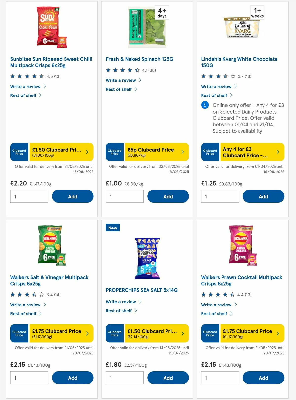 TESCO Offers from 5 June