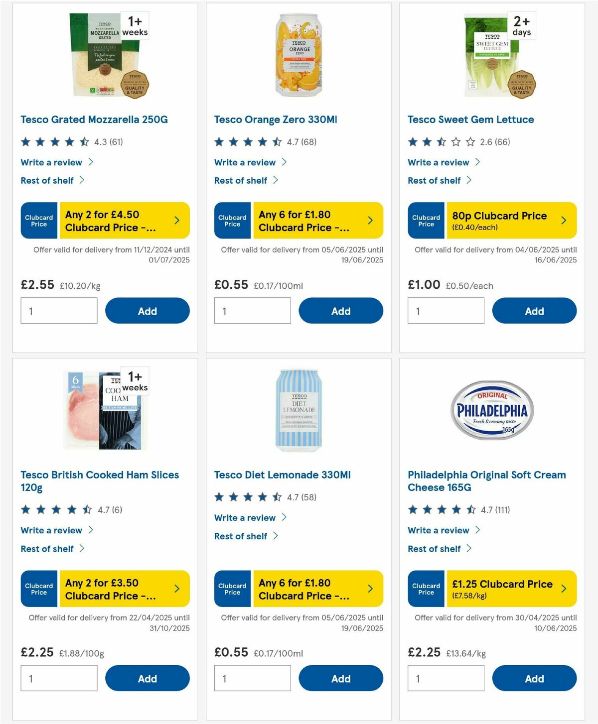 TESCO Offers from 5 June
