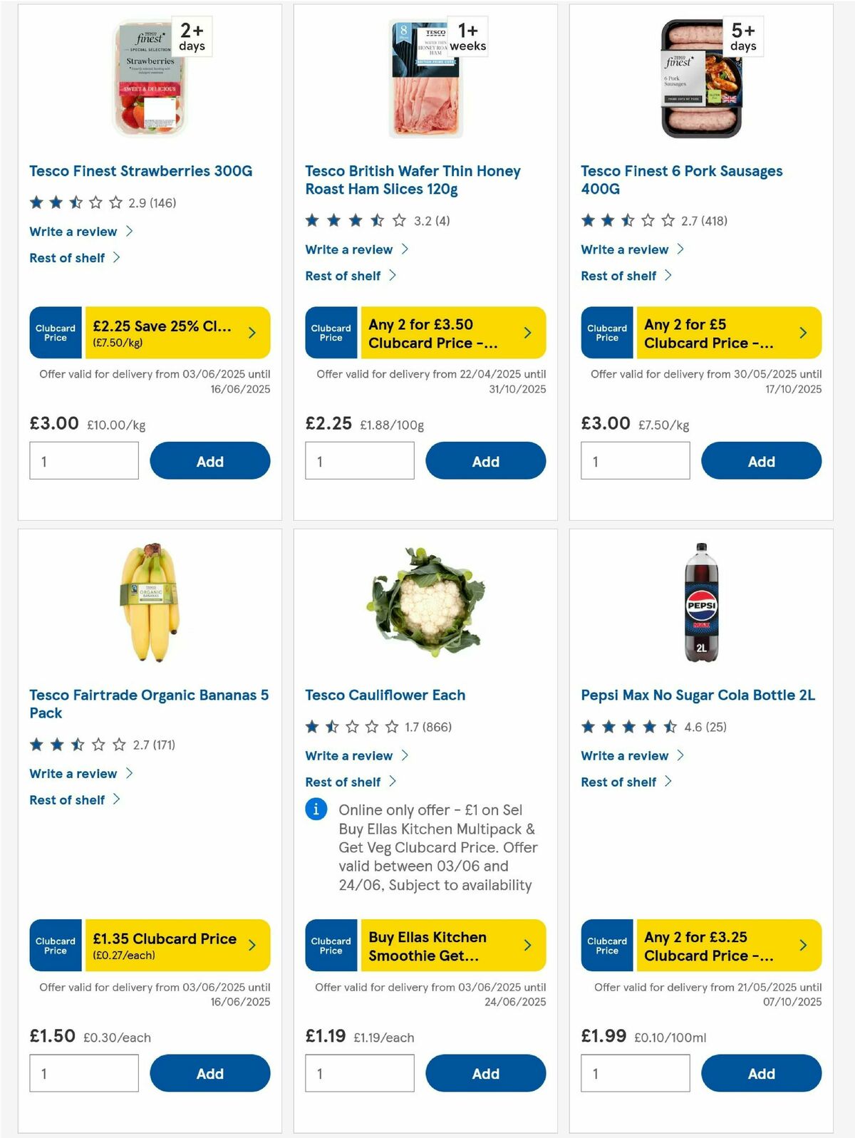 TESCO Offers from 5 June
