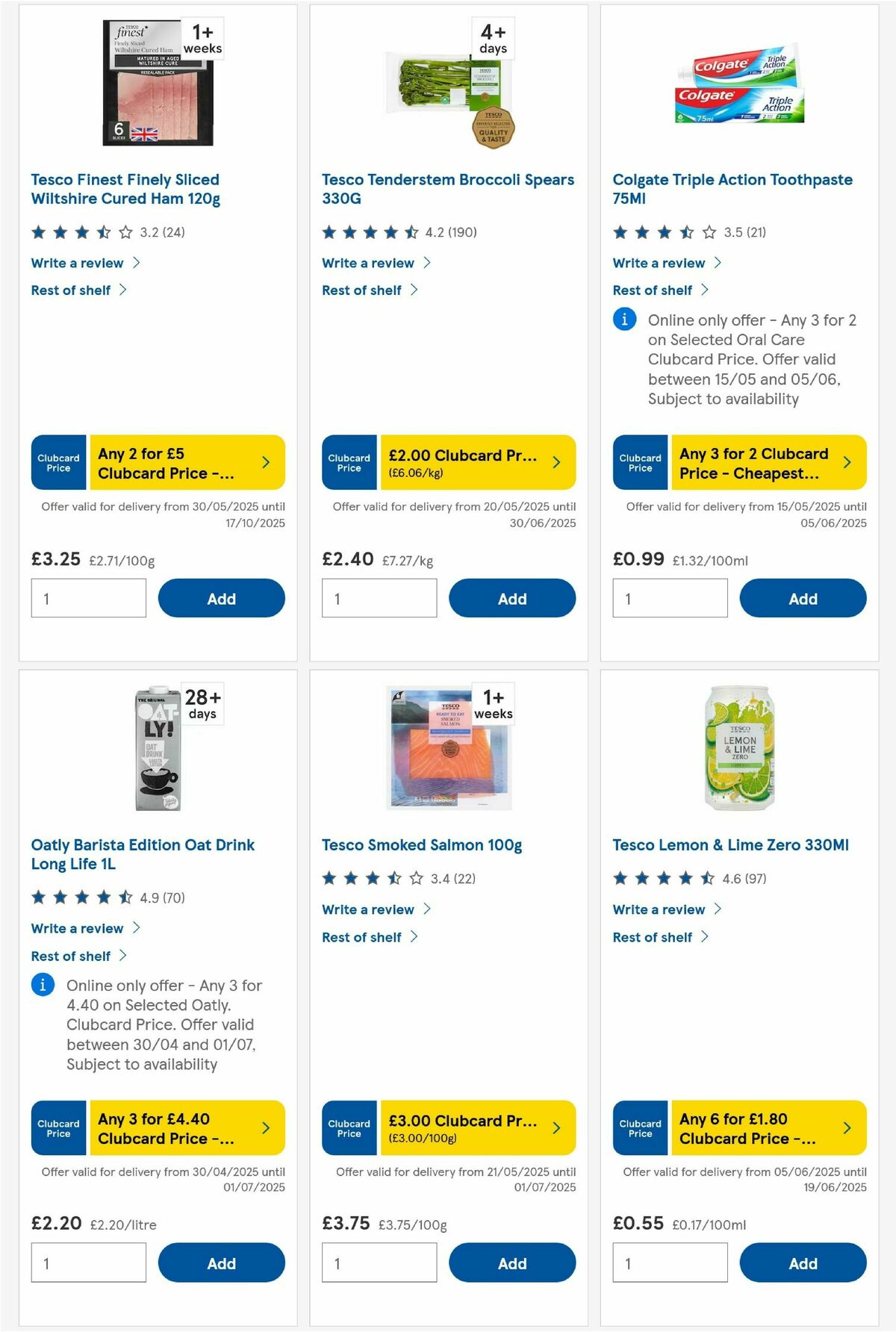 TESCO Offers from 5 June