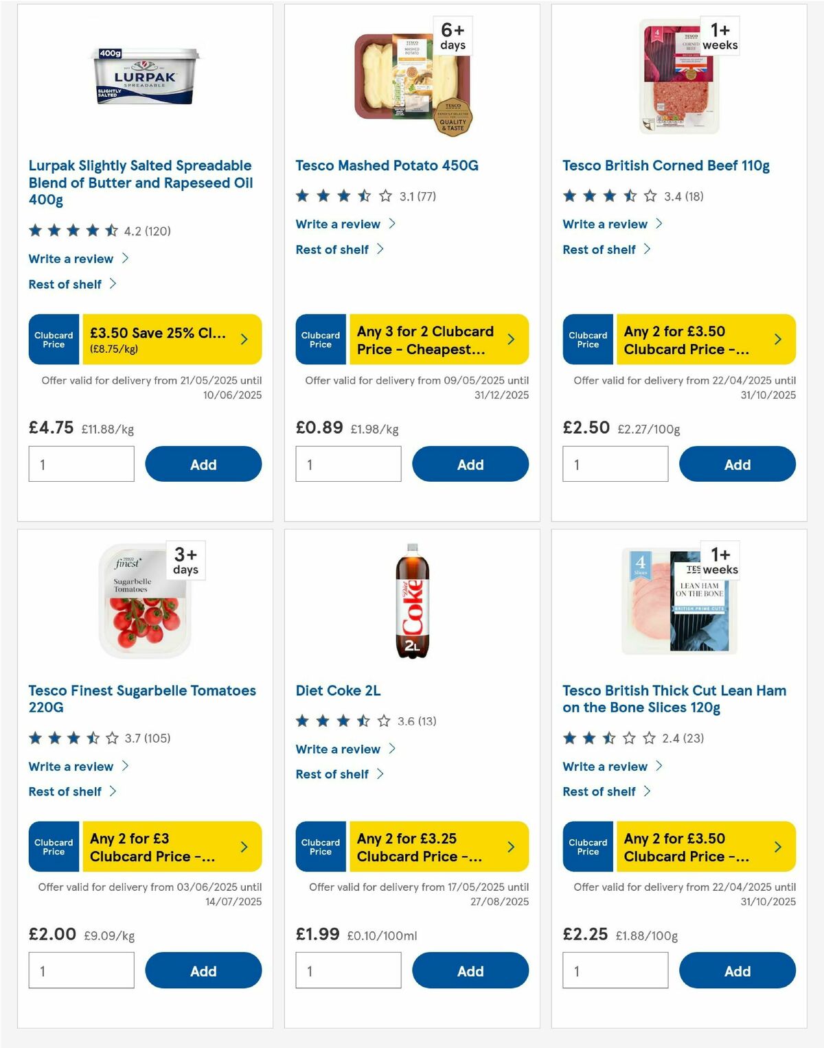 TESCO Offers from 5 June
