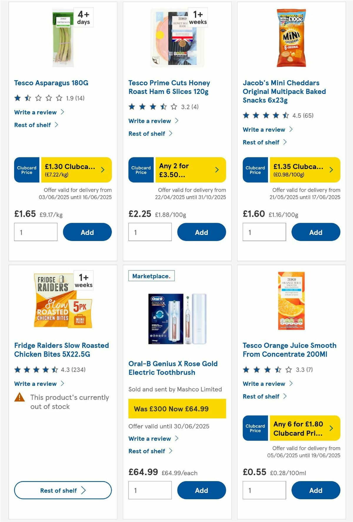 TESCO Offers from 12 June