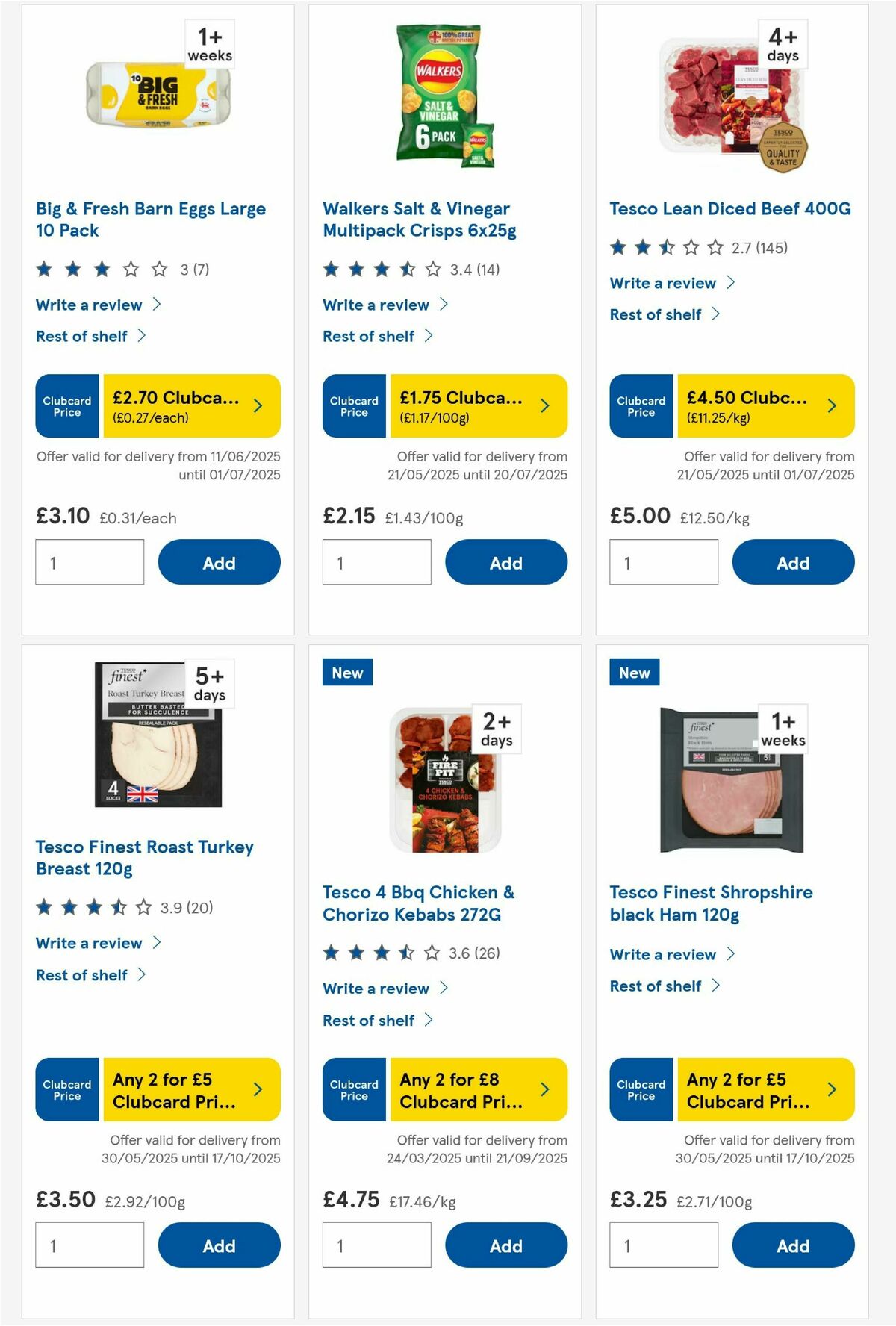 TESCO Offers from 12 June