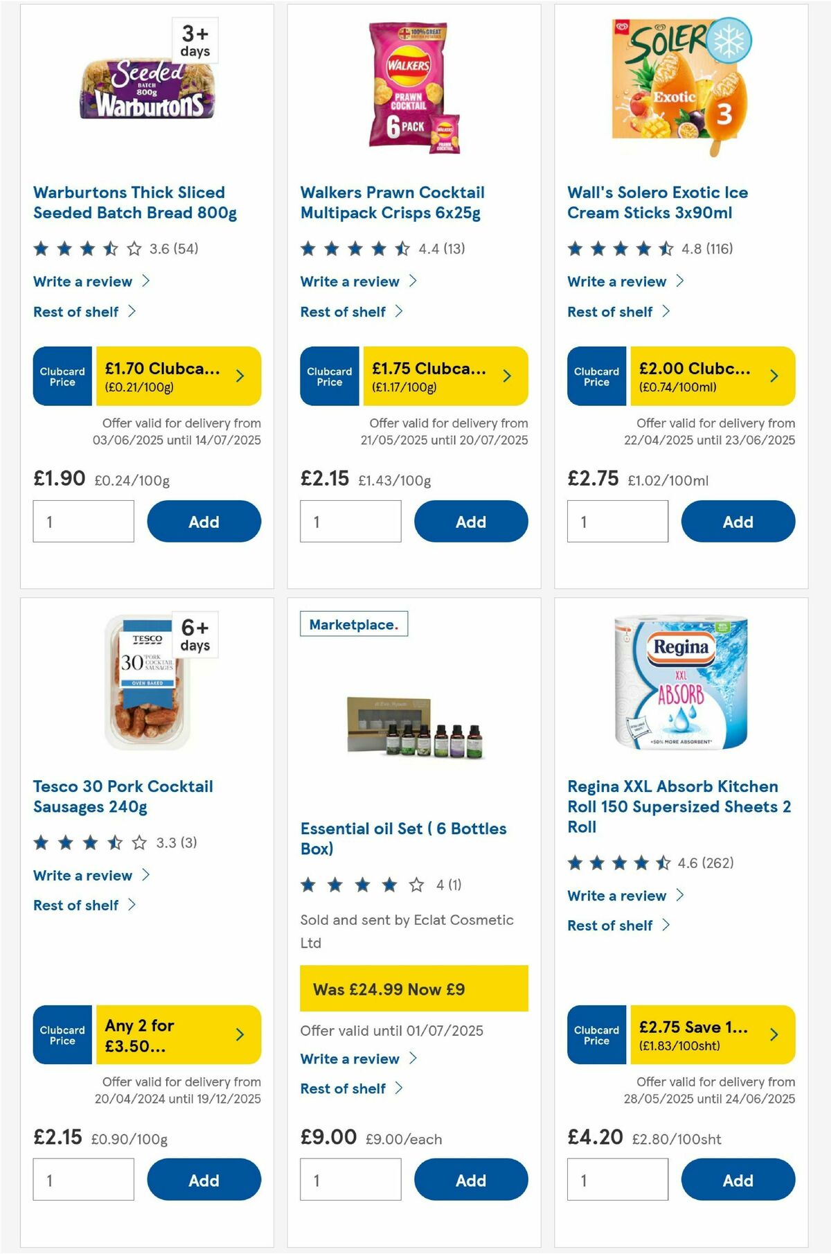 TESCO Offers from 12 June