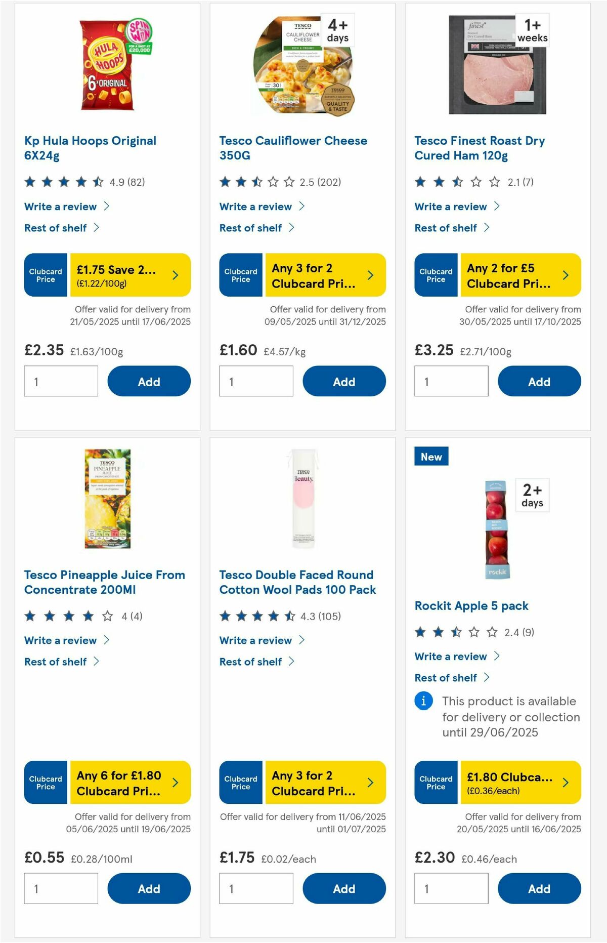 TESCO Offers from 12 June
