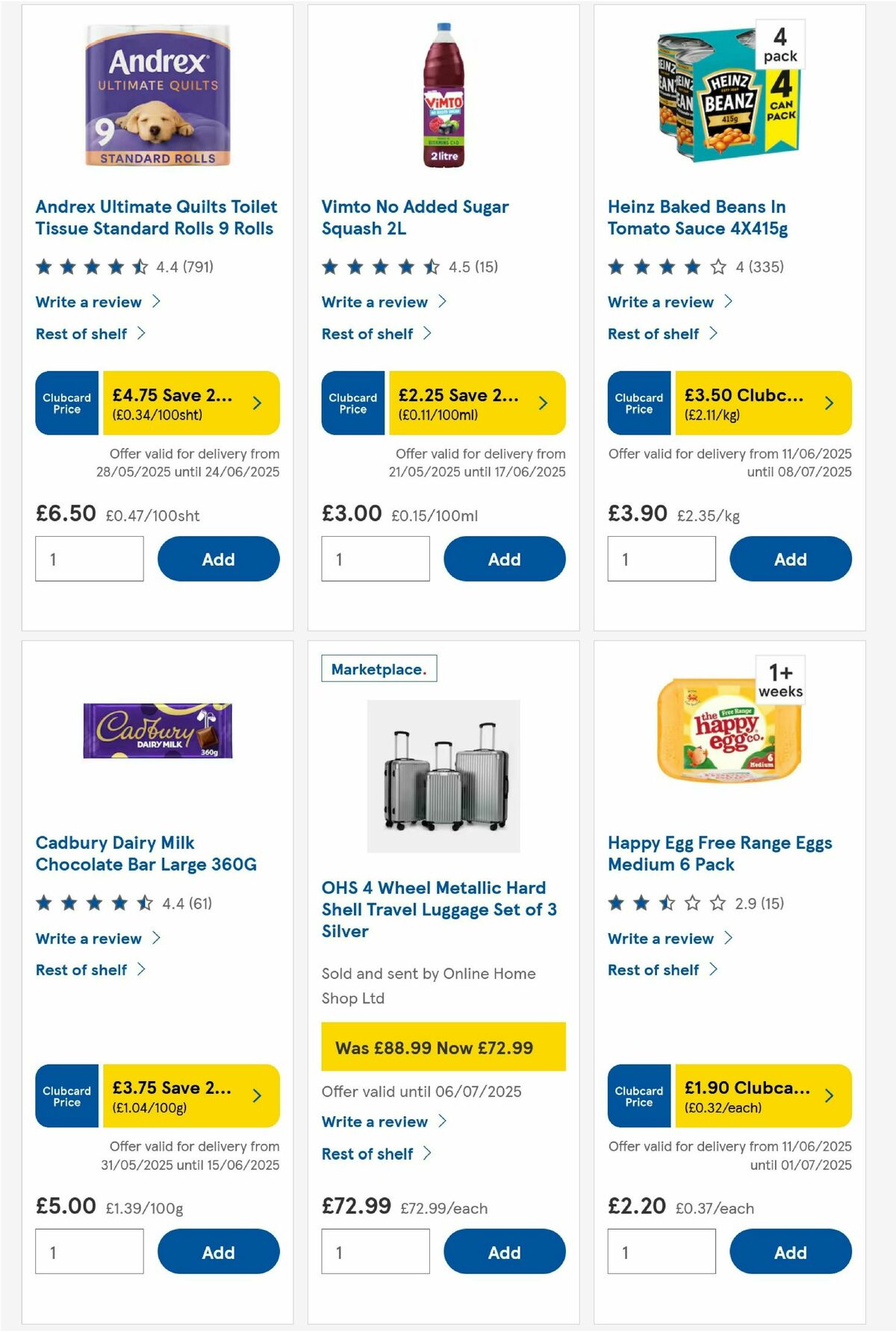 TESCO Offers from 12 June