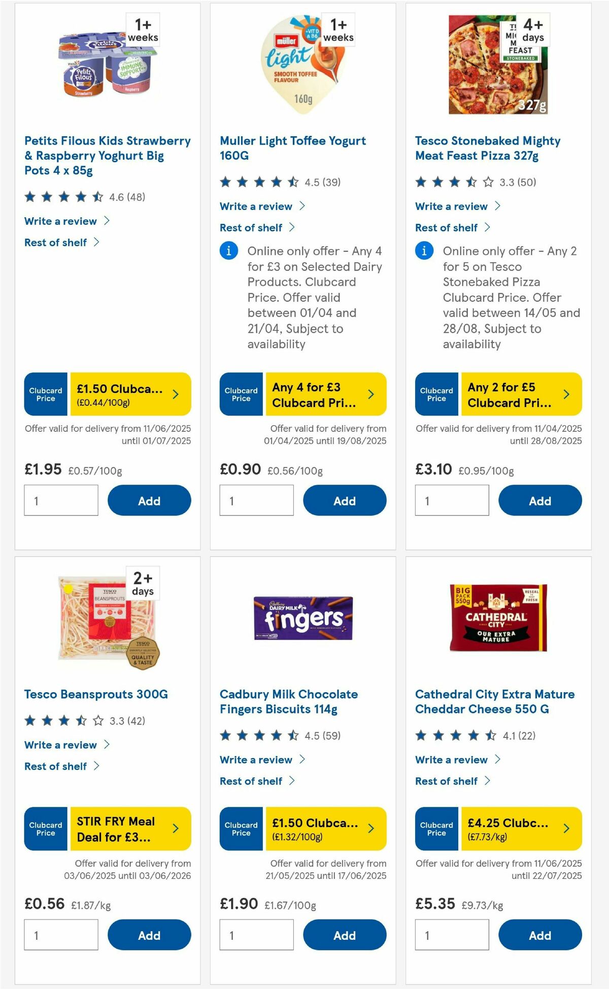 TESCO Offers from 12 June