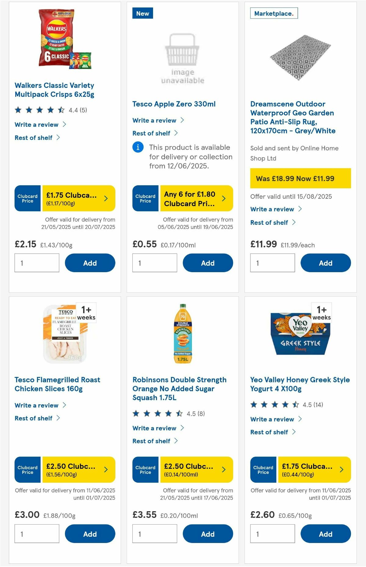 TESCO Offers from 12 June