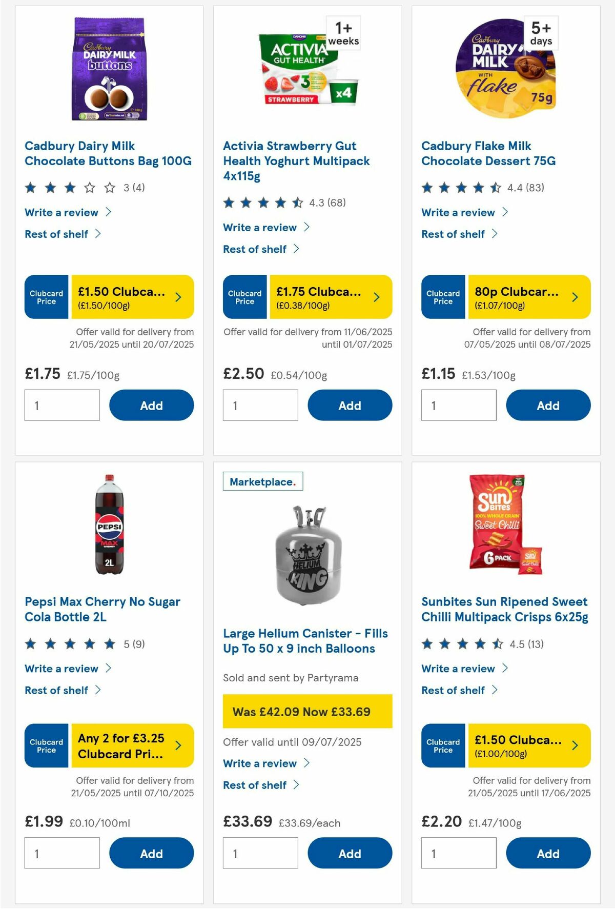 TESCO Offers from 12 June