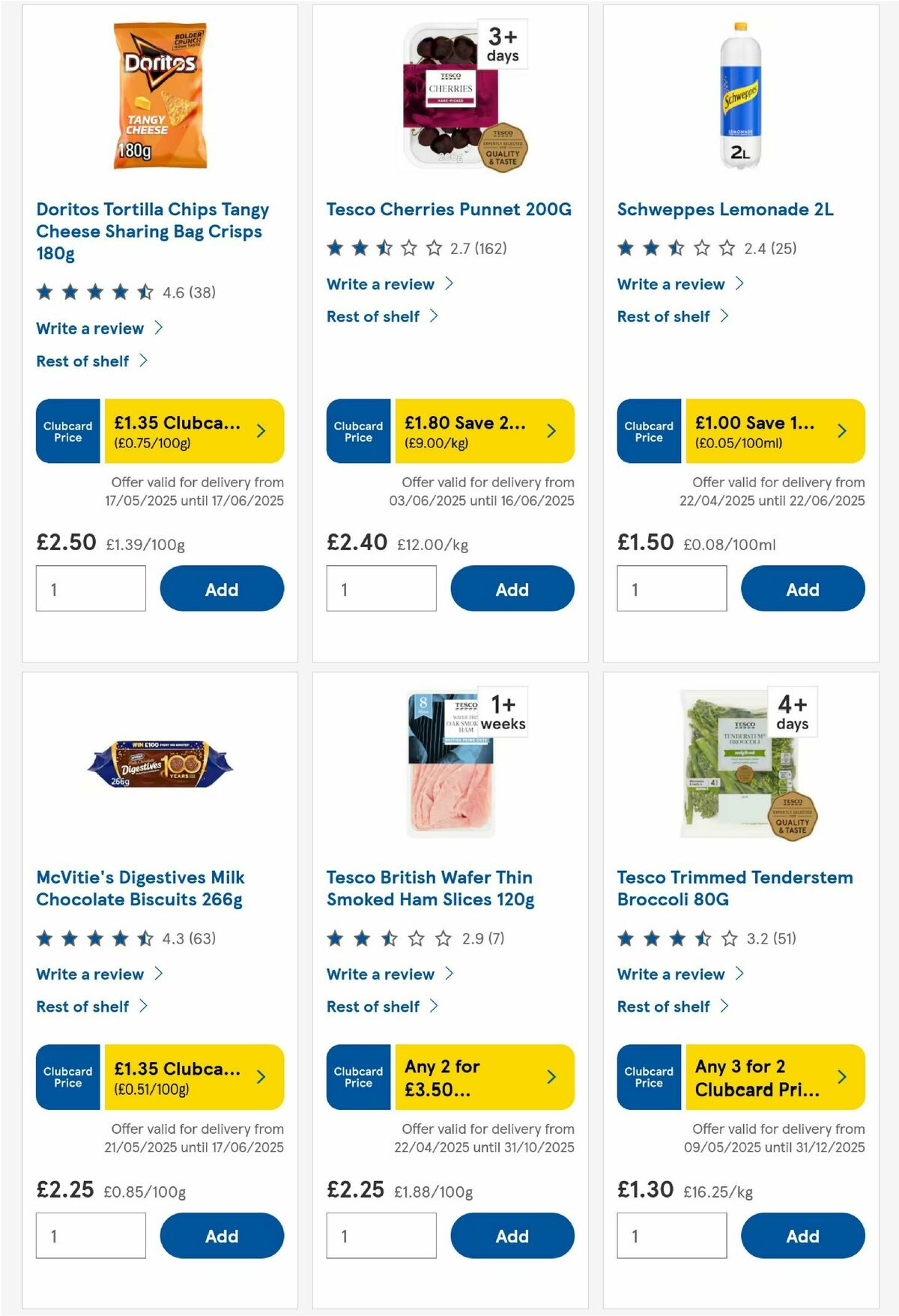 TESCO Offers from 12 June