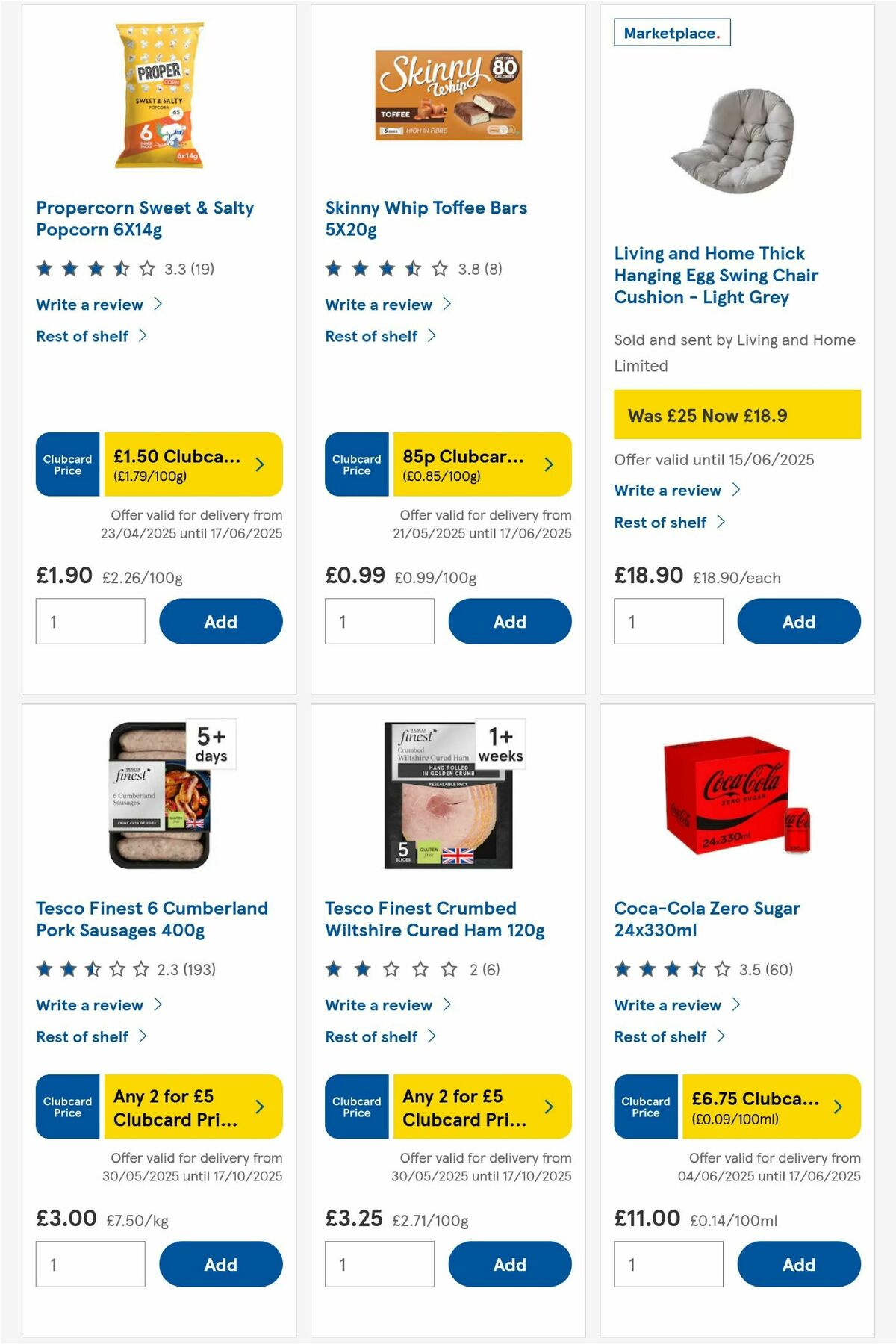 TESCO Offers from 12 June