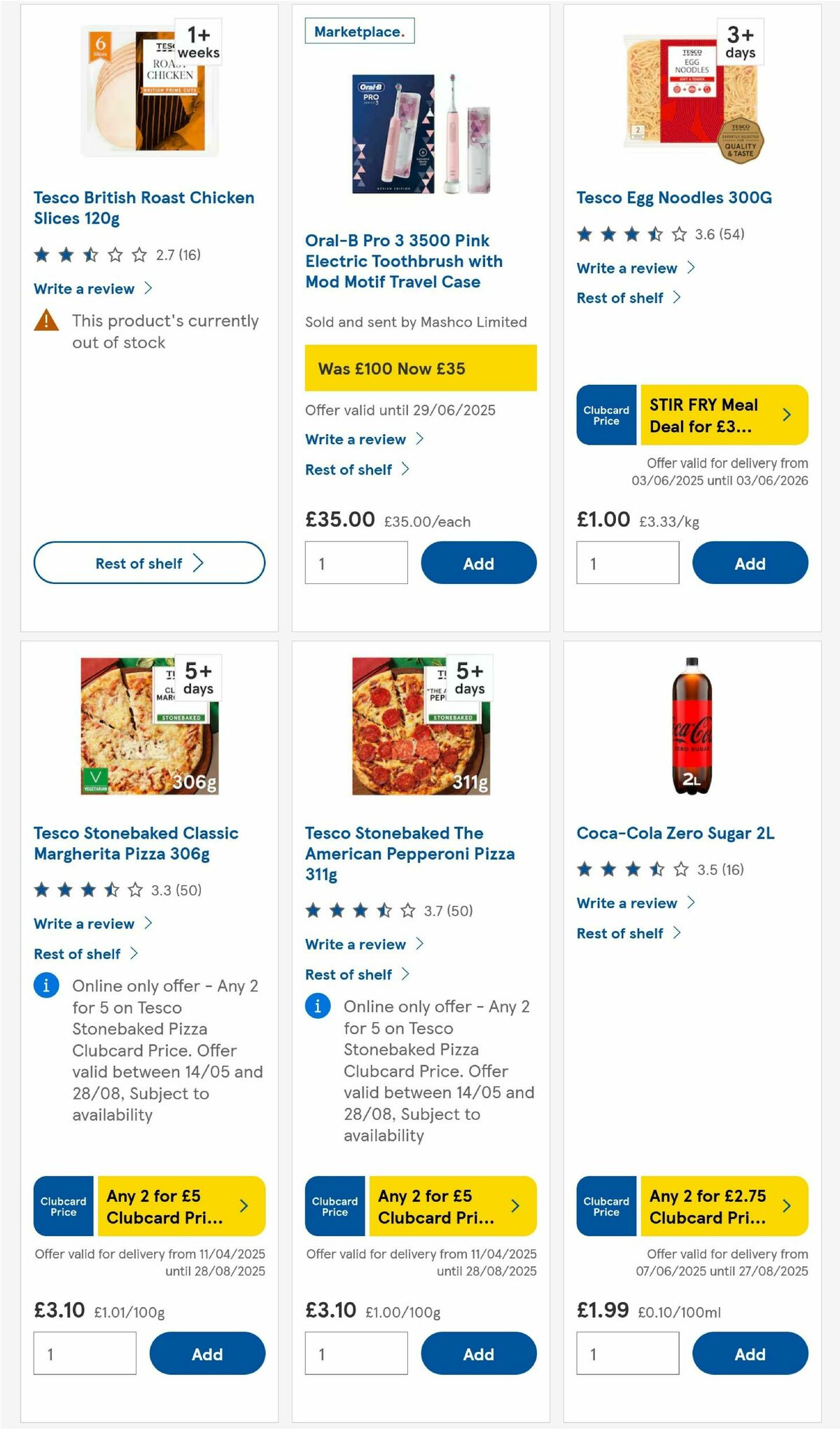 TESCO Offers from 12 June