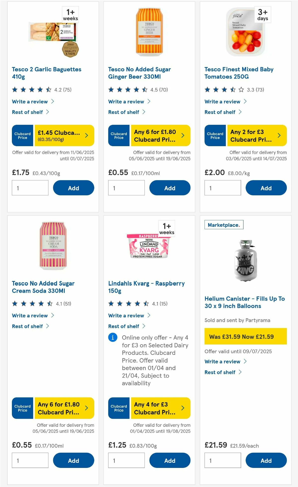 TESCO Offers from 12 June