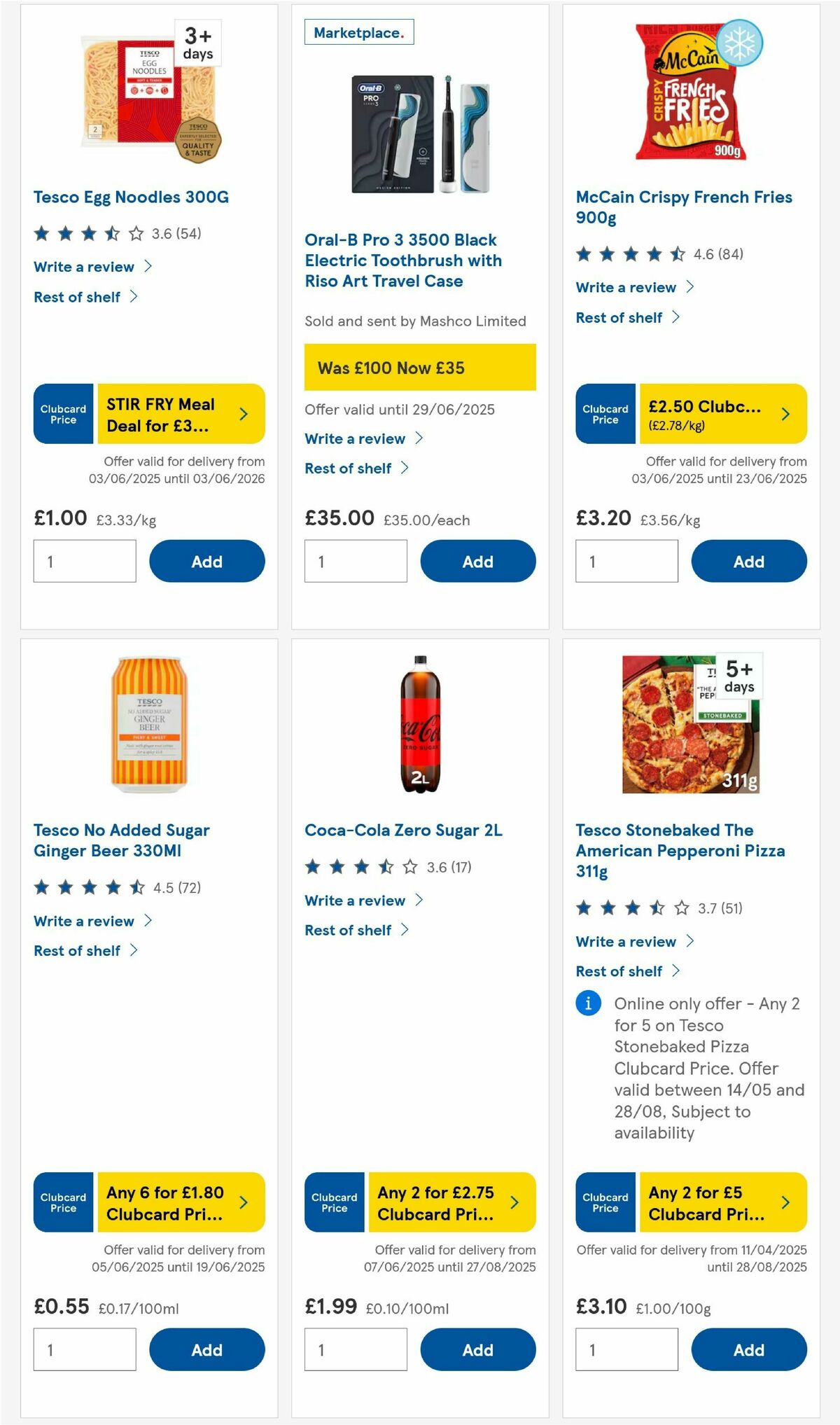 TESCO Offers from 19 June