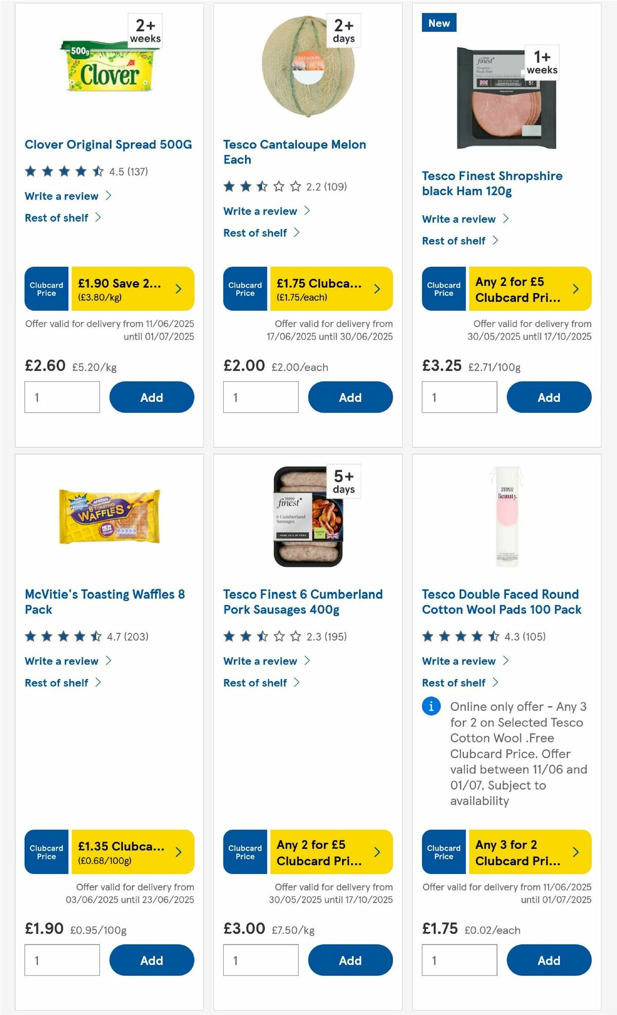 TESCO Offers from 19 June